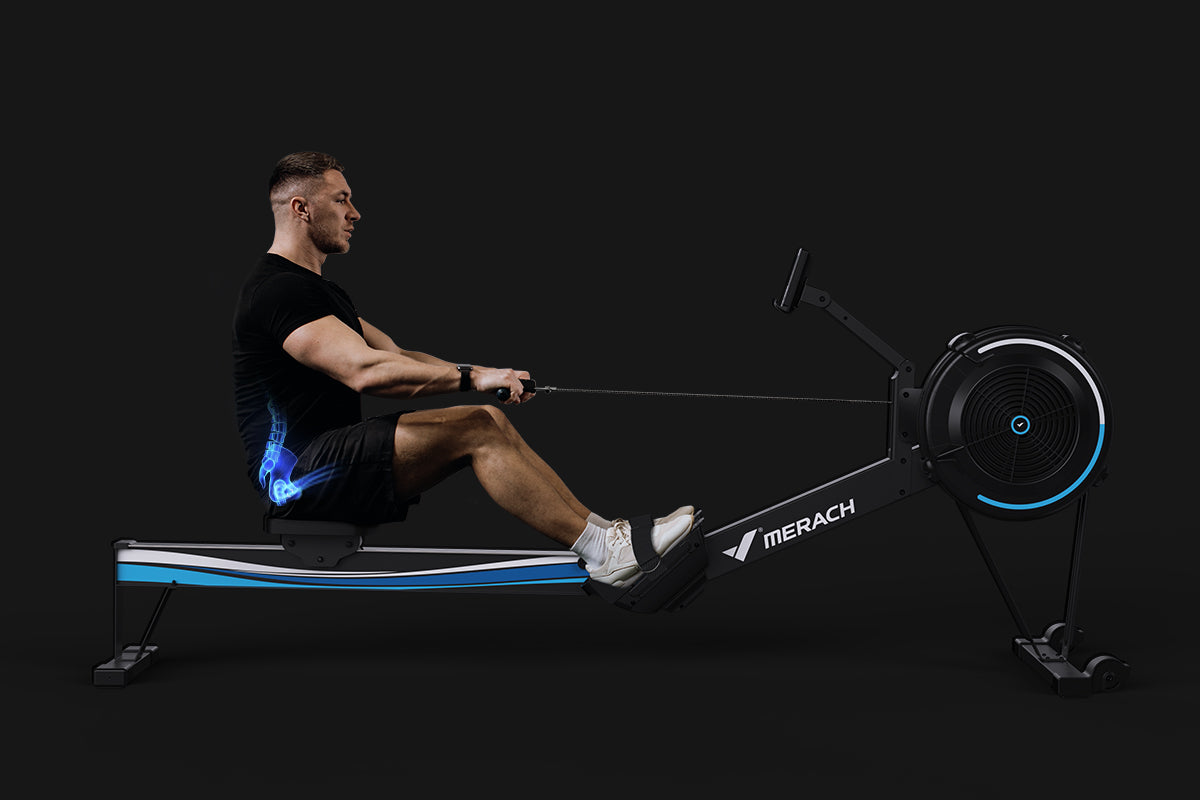 MERACH NovaRow R50 Air Resistance Rower: Ihr ultimativer Begleiter für das Ganzkörpertraining