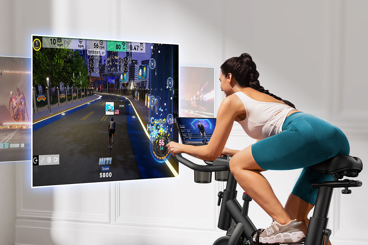 MERACH S26B1 Friction Exercise Bike mit 4-Wege-Sitz – Ihr idealer Trainingspartner für zu Hause