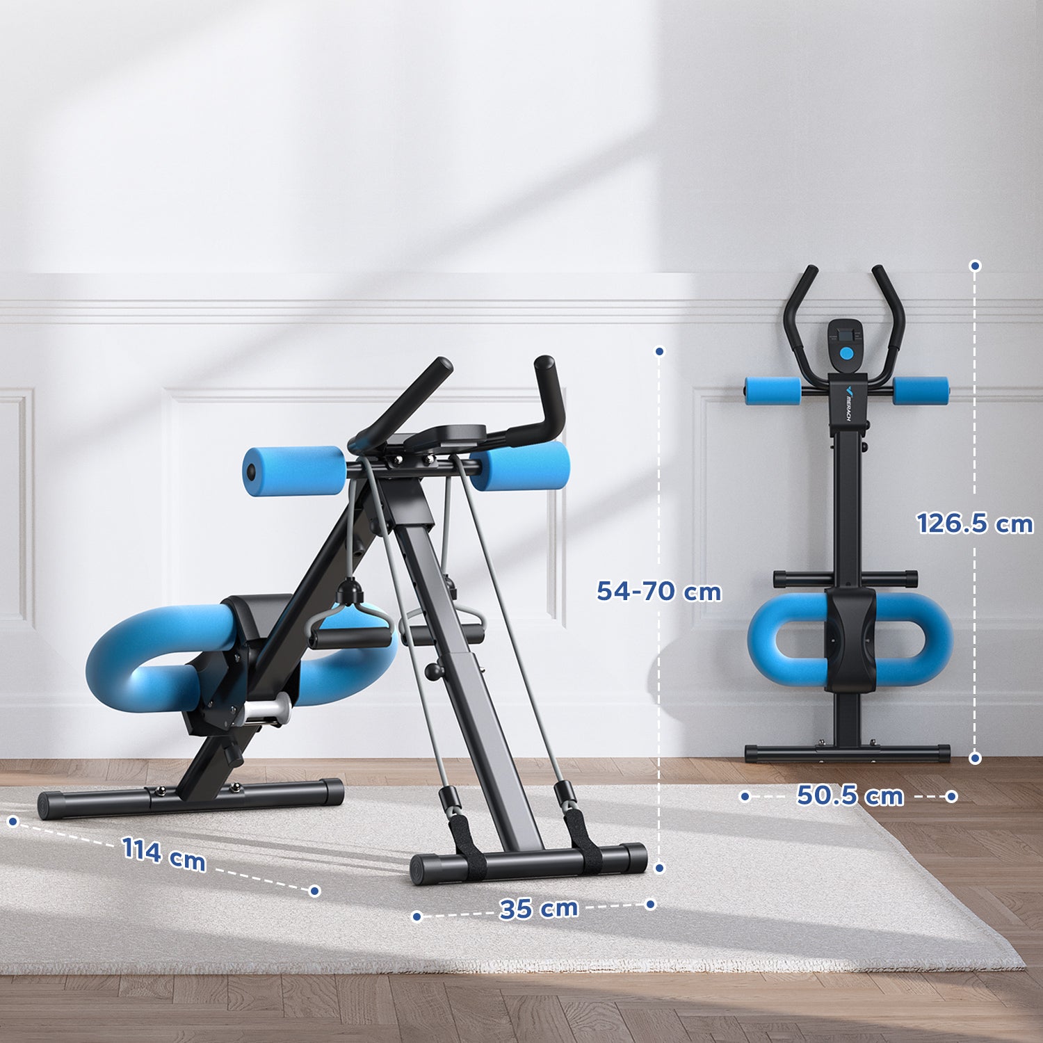 Merach 2314B2 Verstellbarer Bauchtrainer