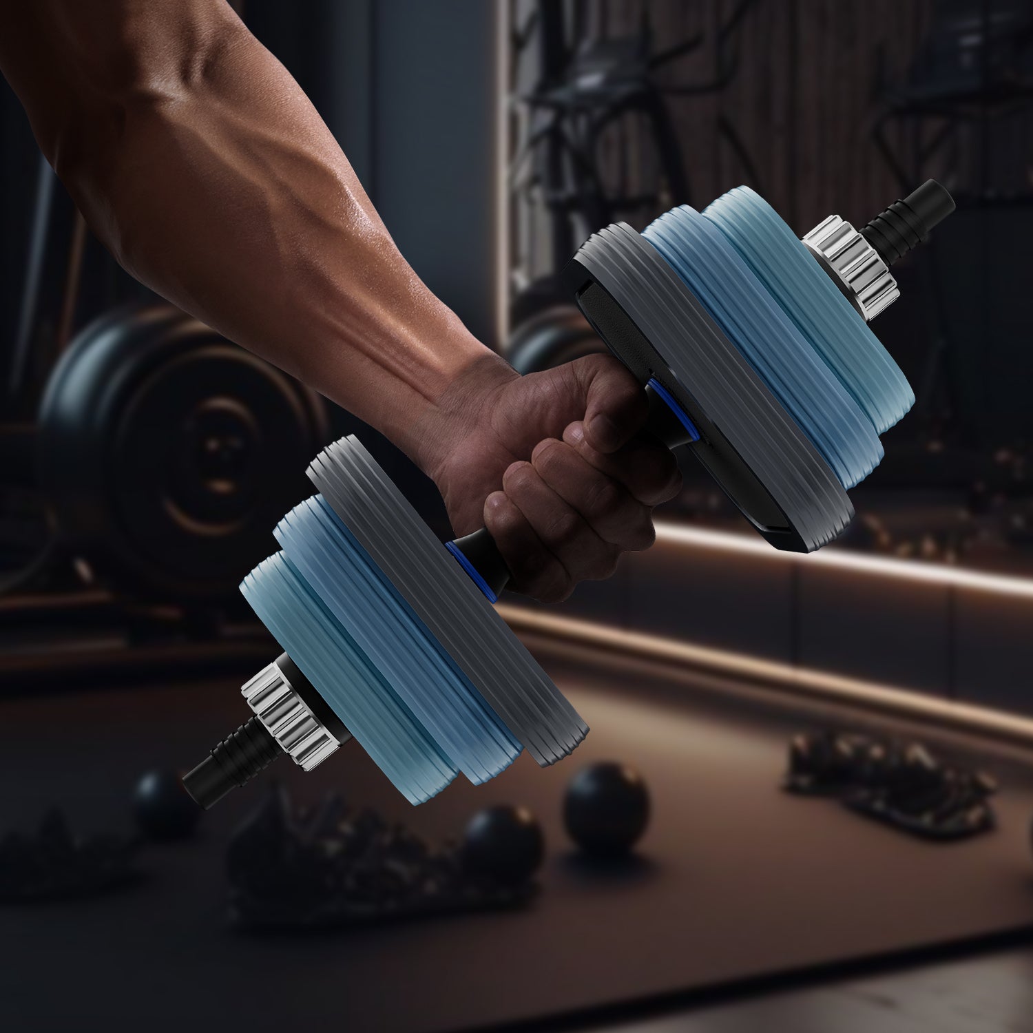 Merach Adjustable Dumbbells 10KG 2382B1