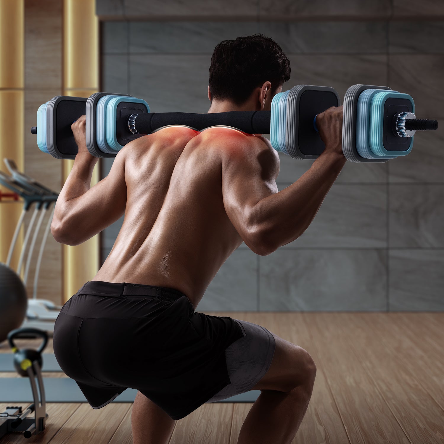 Merach Adjustable Dumbbells 10KG 2382B1