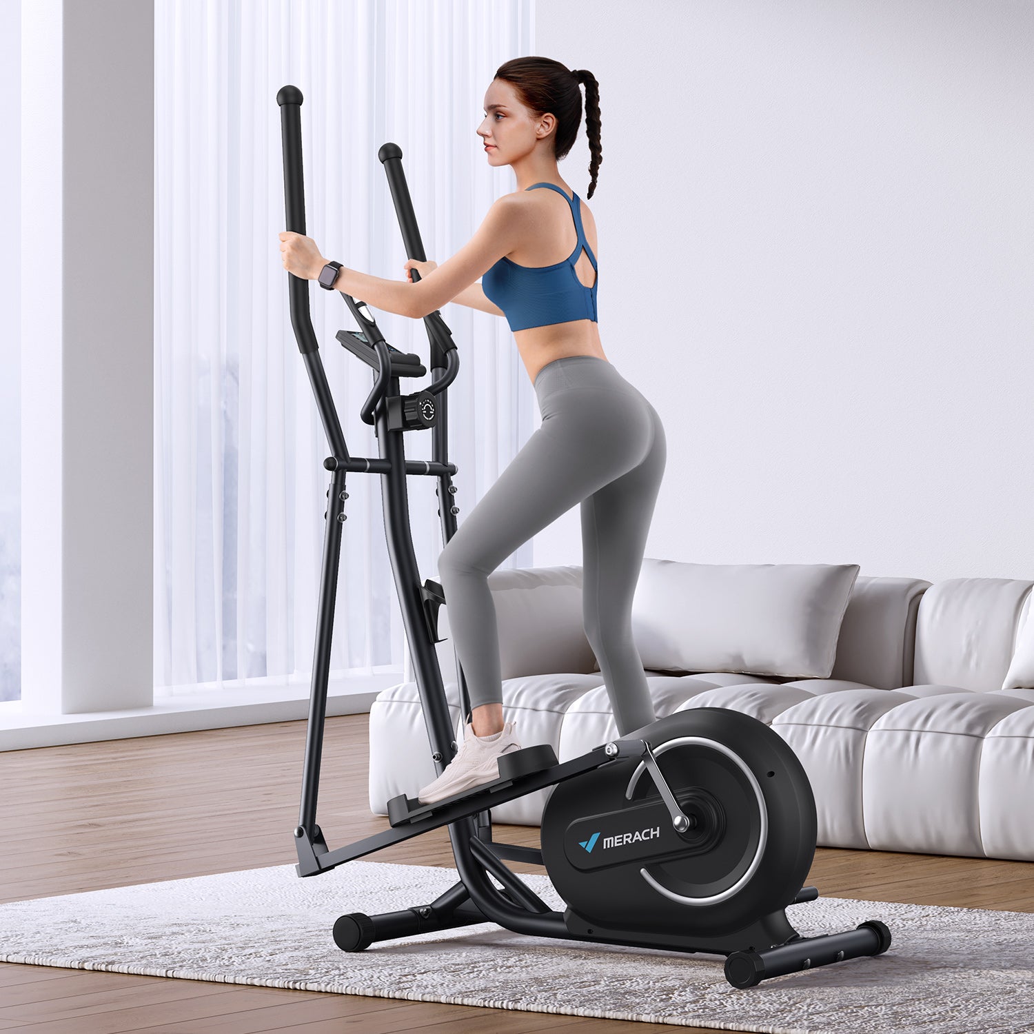Merach ultra-quiet cross trainer E07B3