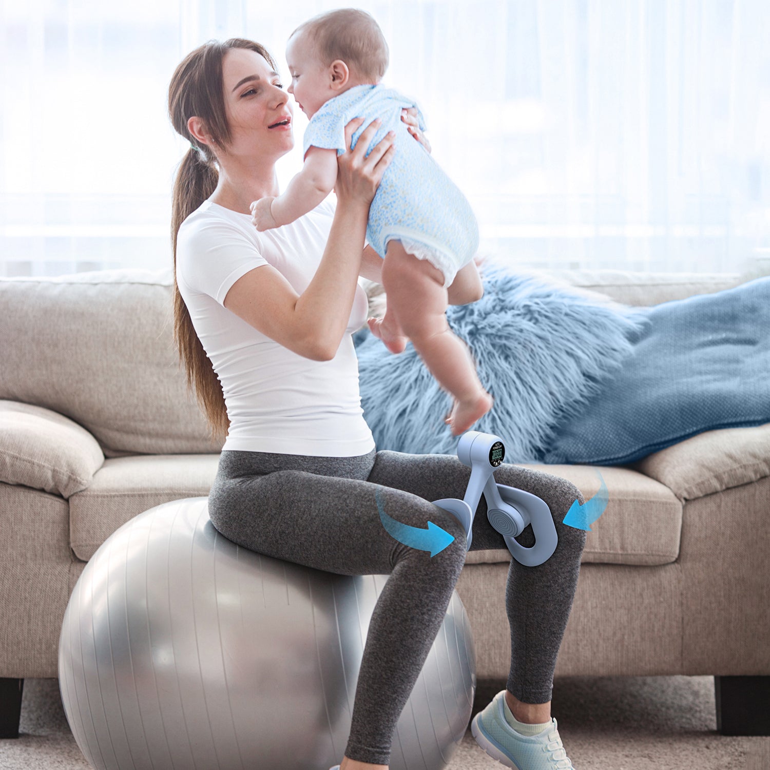 Merach 2397B2 Oberschenkeltrainer für Zuhause