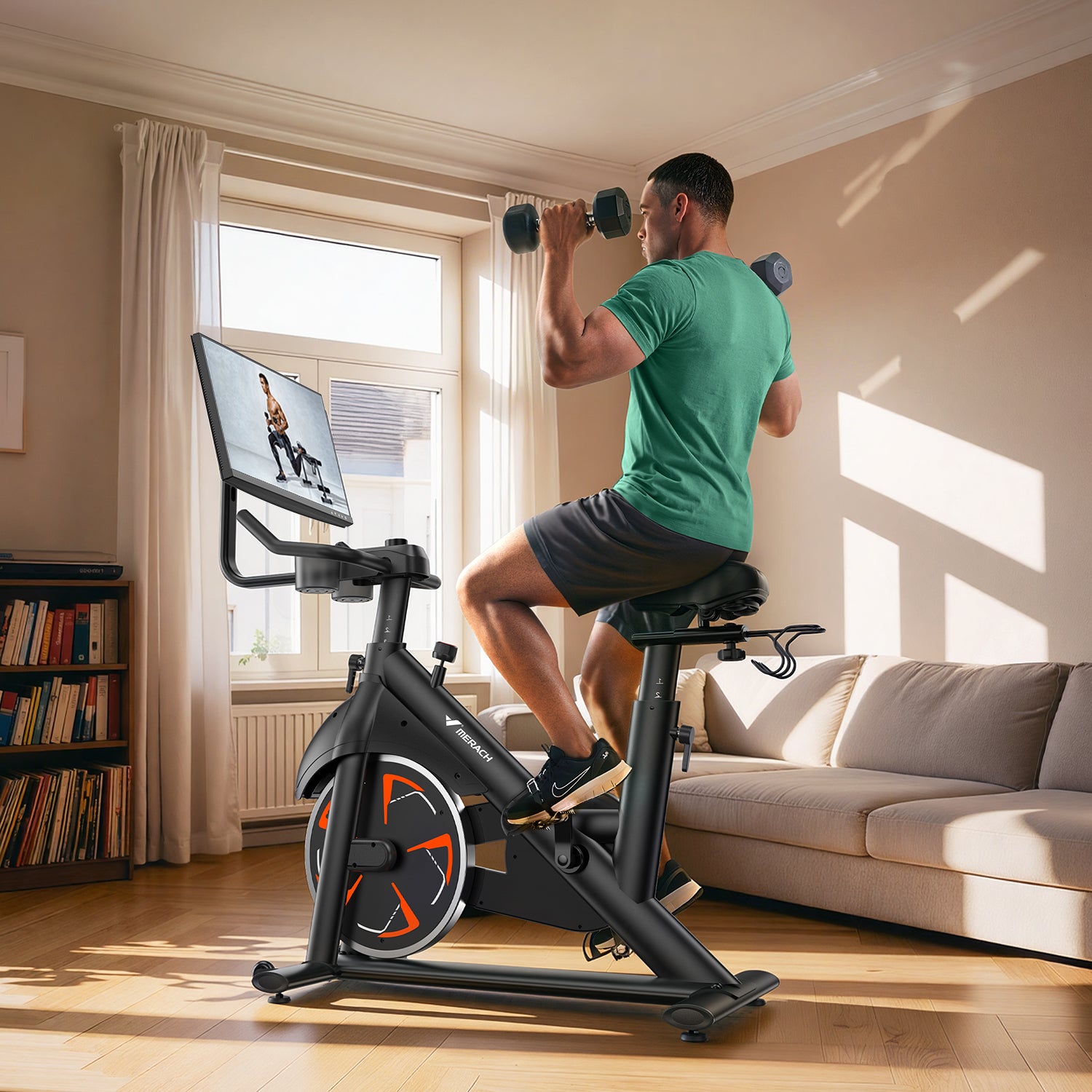 Merach S36B5 Heimtrainer Fahrrad mit HD-Bildschirm