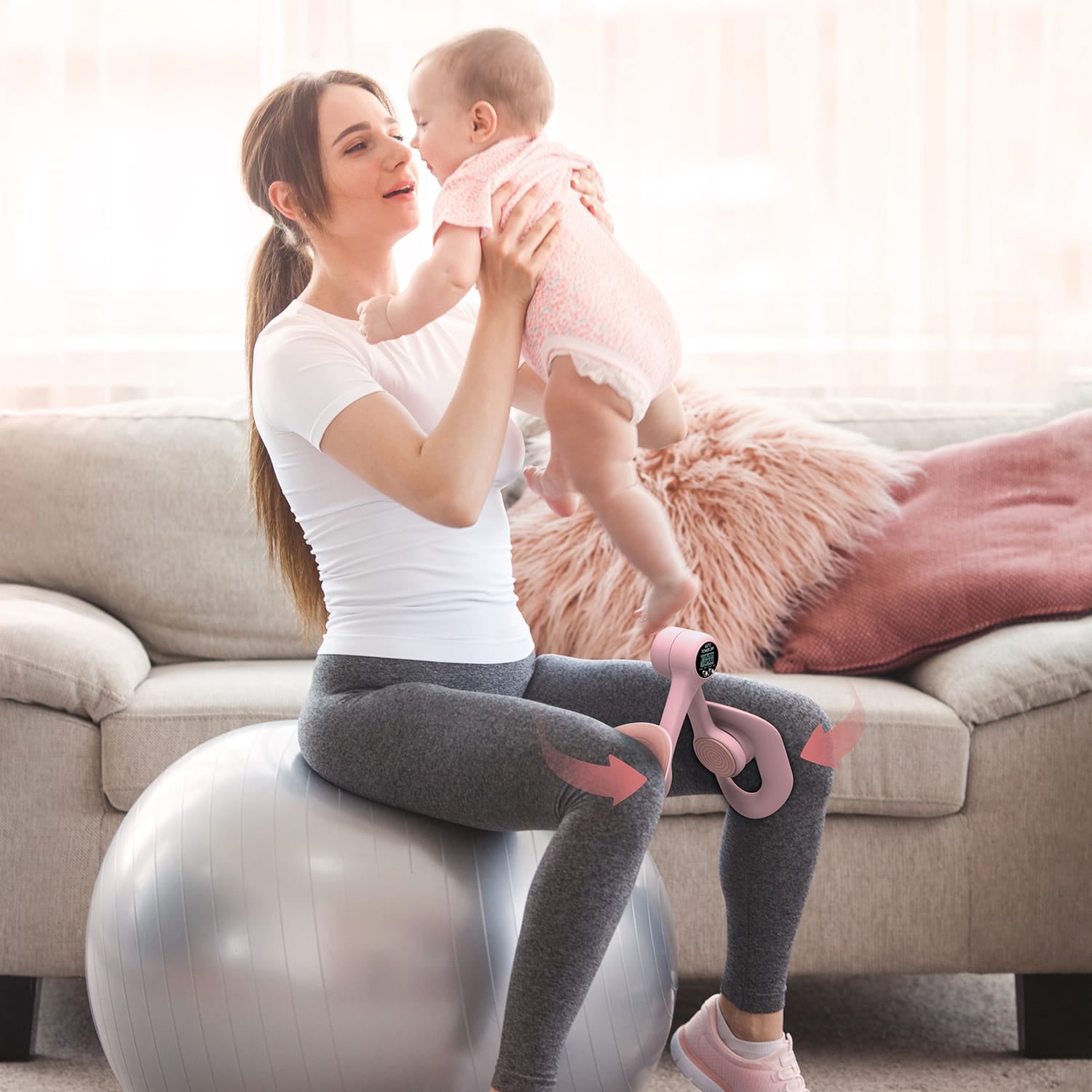 Merach 2397P2 Oberschenkeltrainer für Zuhause