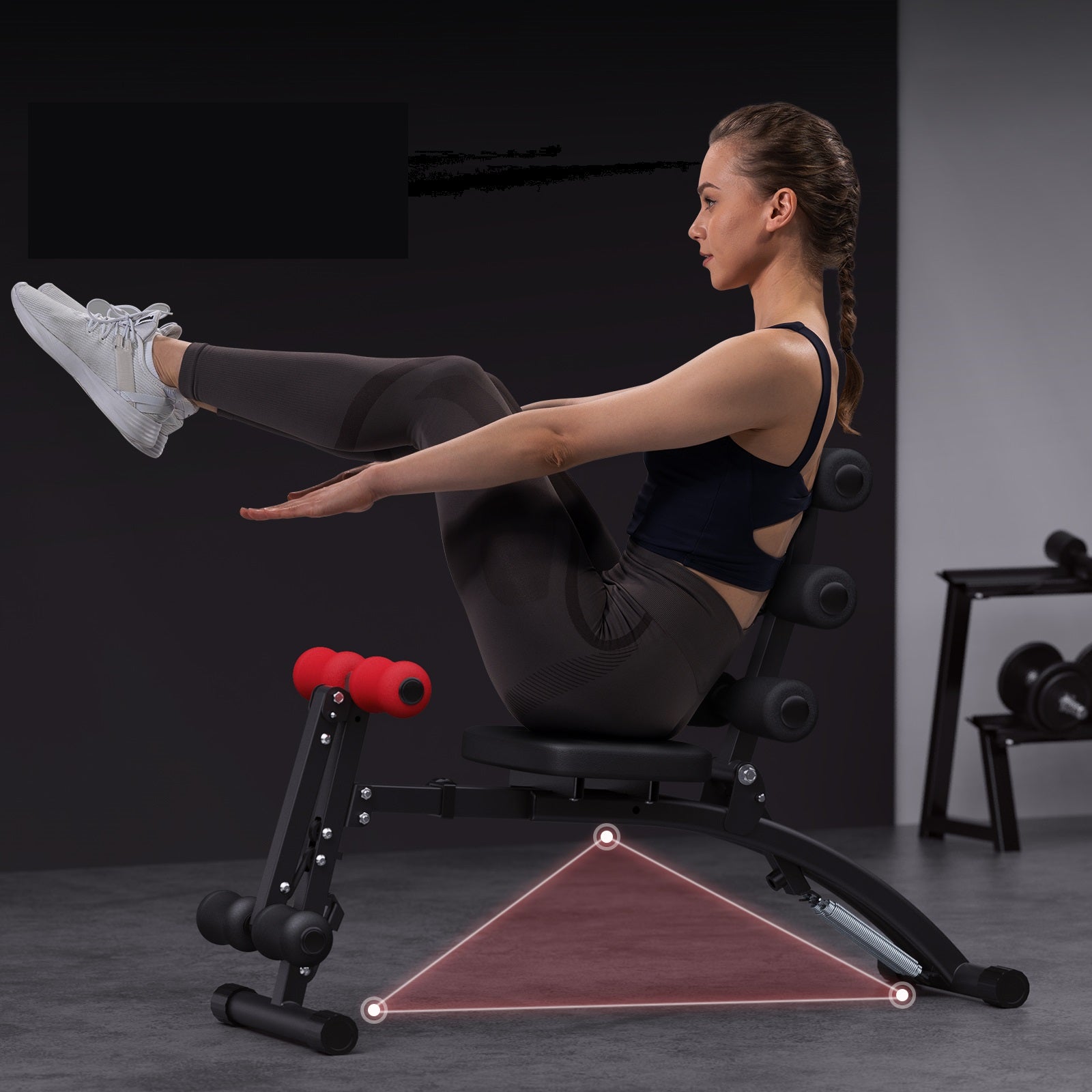 Merach 2415B1 Bauchtrainer