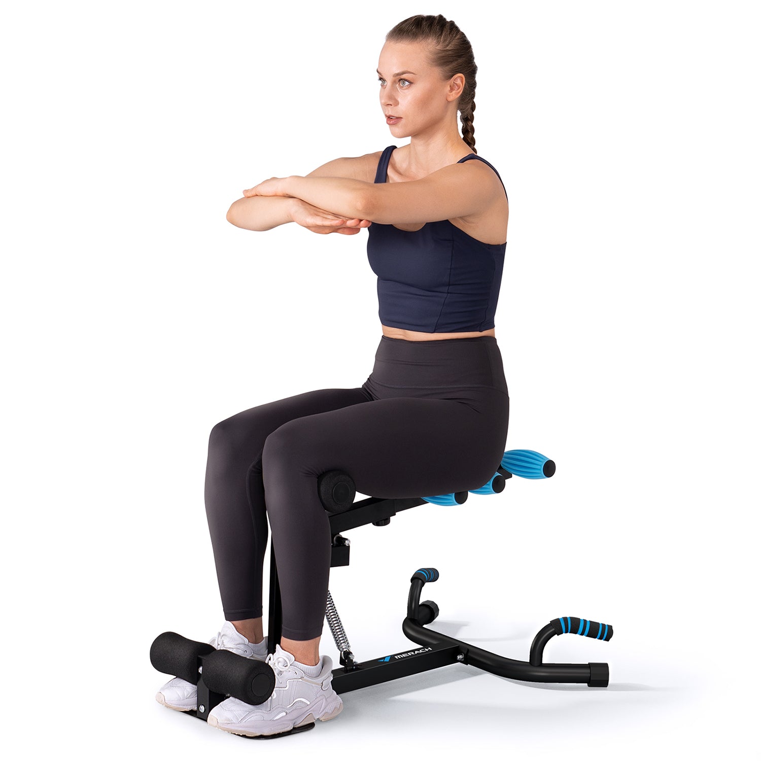 Merach 2417B1 Squat Kniebeugentrainer für Zuhause