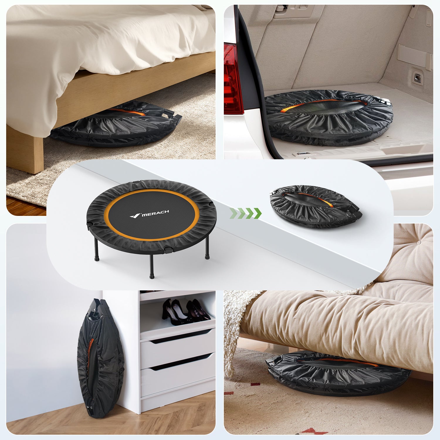 Merach 2420B1 Mini-Trampolin