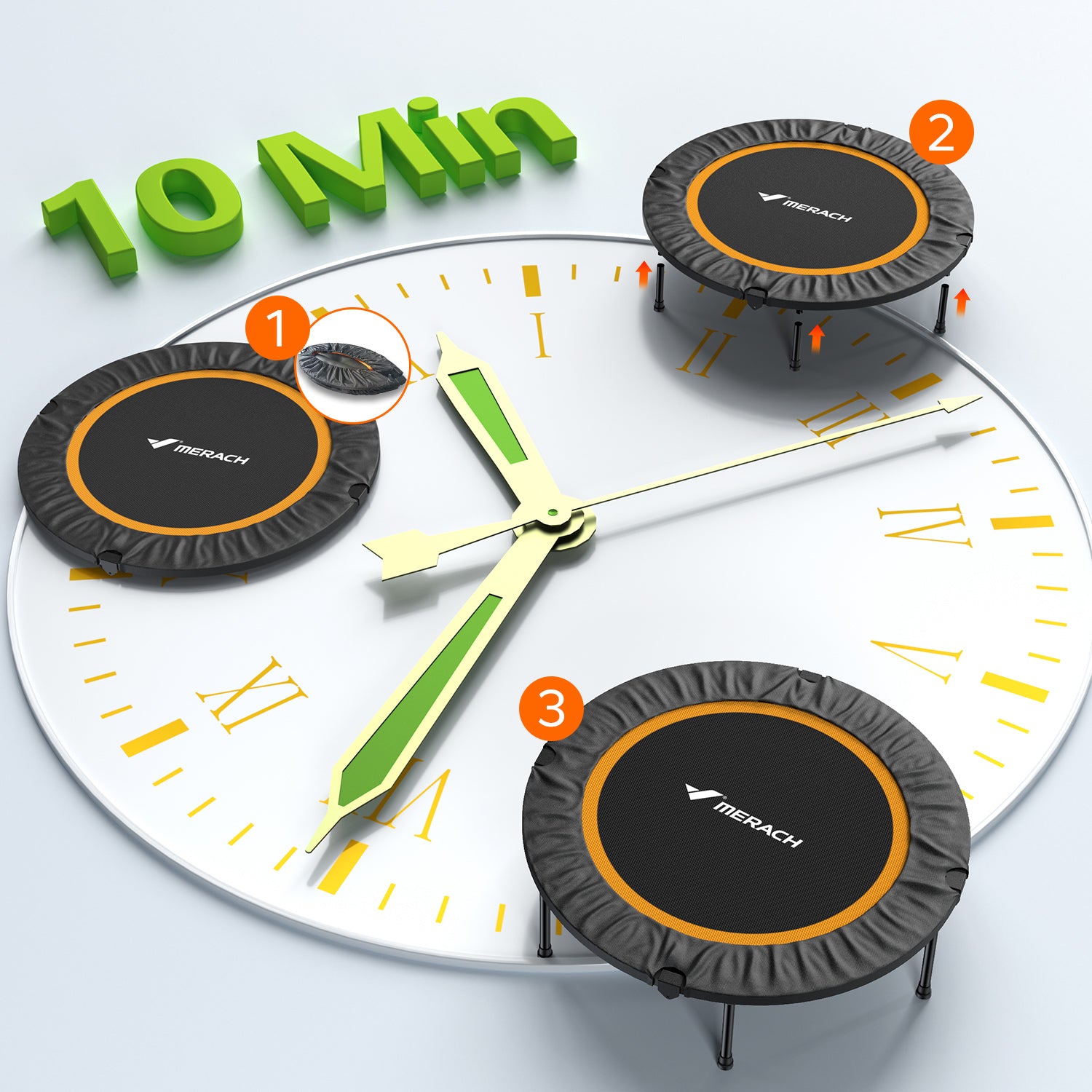 Merach 2420B1 Mini-Trampolin