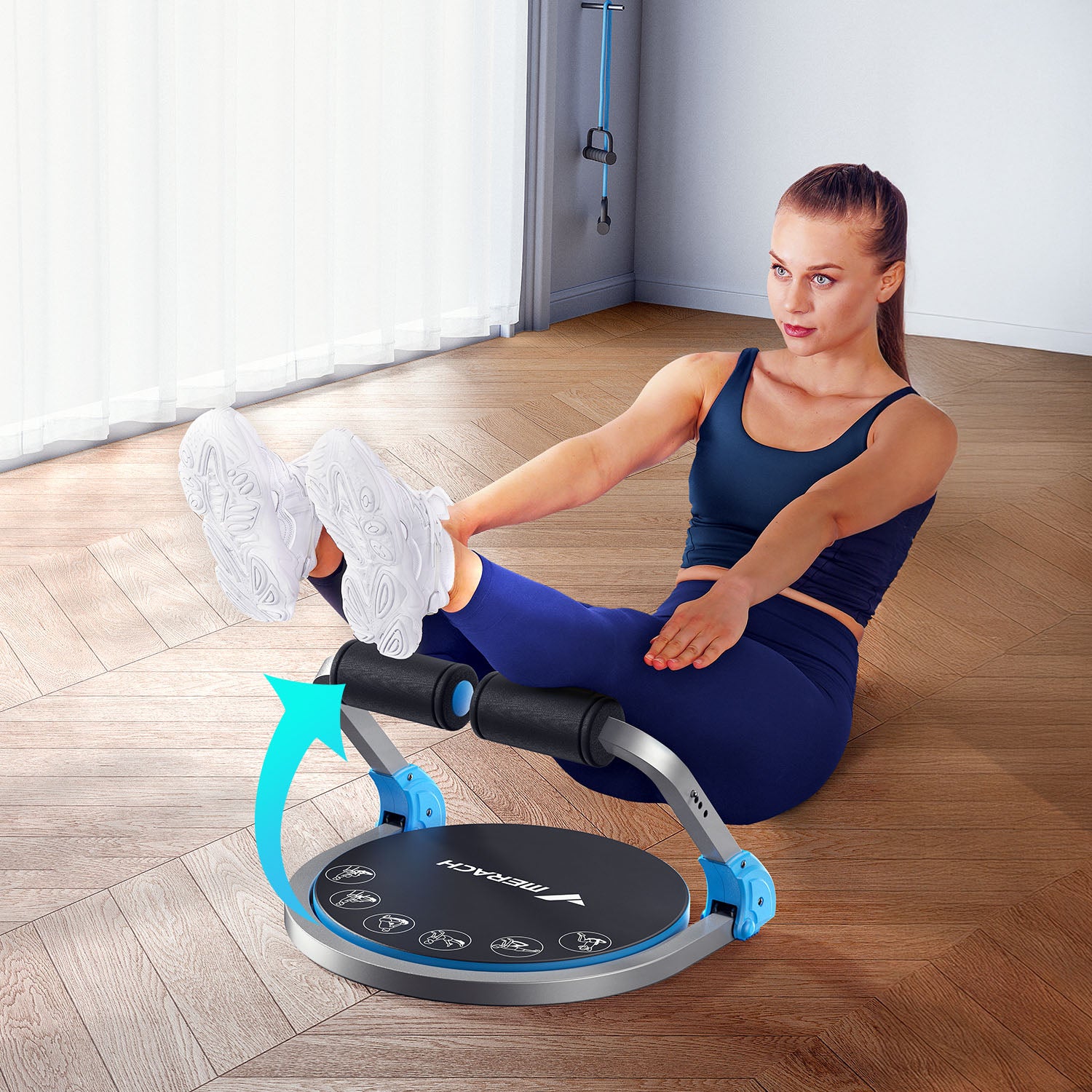 Merach 2445L1 Bauchmuskeltrainer für Zuhause