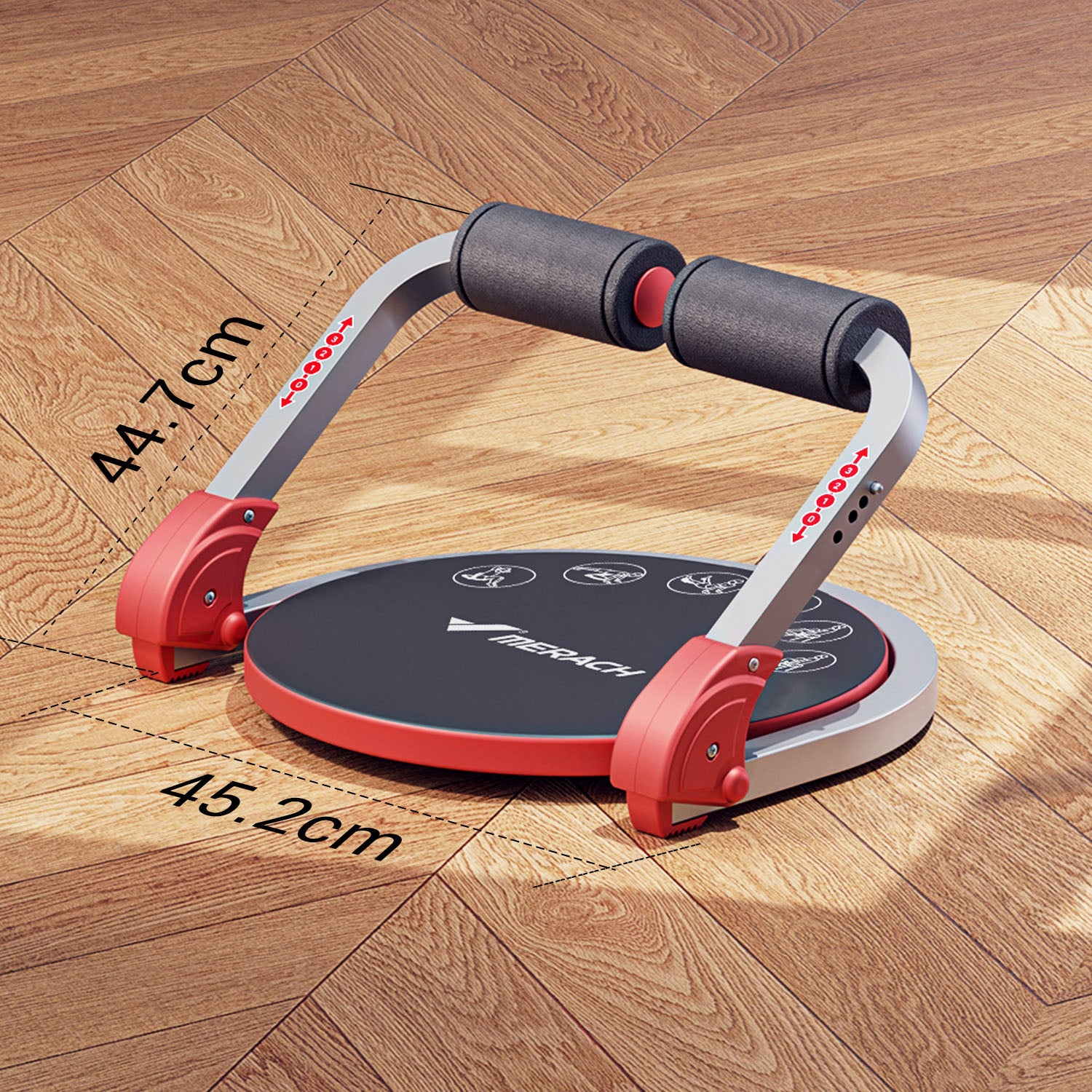 Merach 2445R1 Bauchmuskeltrainer für Zuhause
