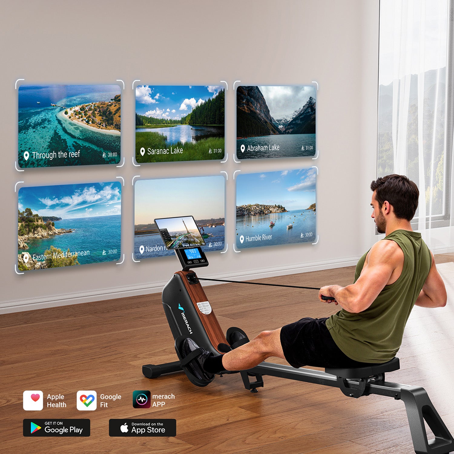 Merach R15 Pro 2.0 Magnetisches Rudergerät