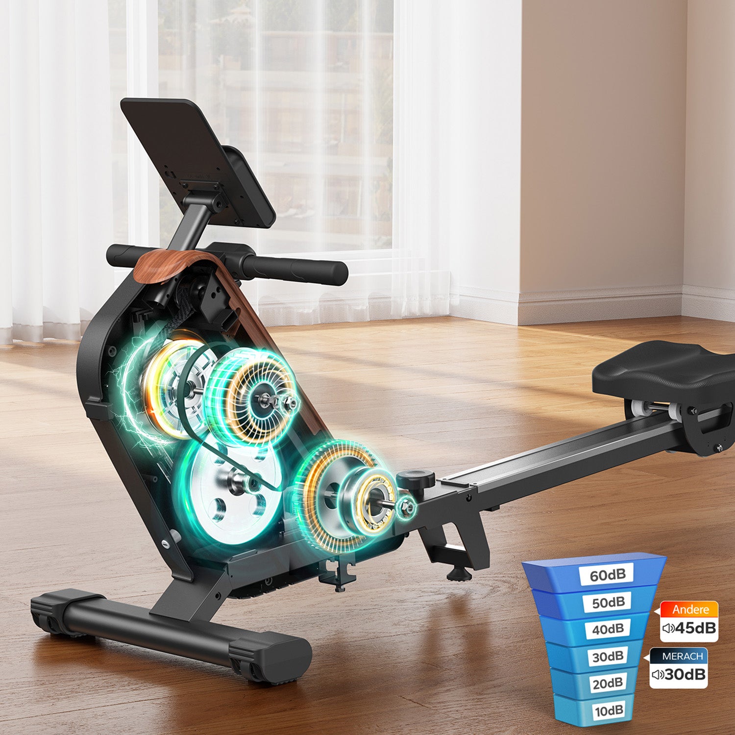 Merach R15 Pro 2.0 Magnetisches Rudergeräte
