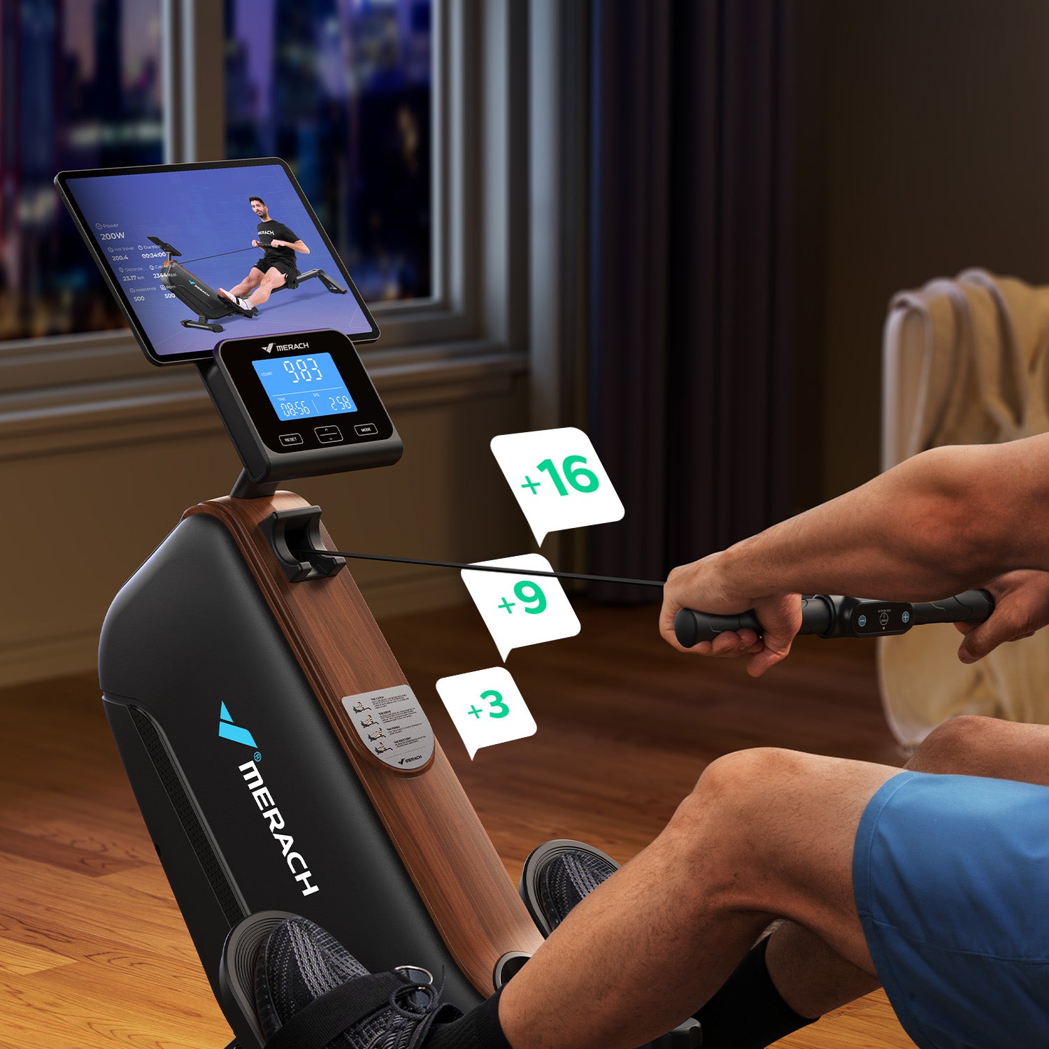 Merach Magnetic Rowing Machine R15 Pro