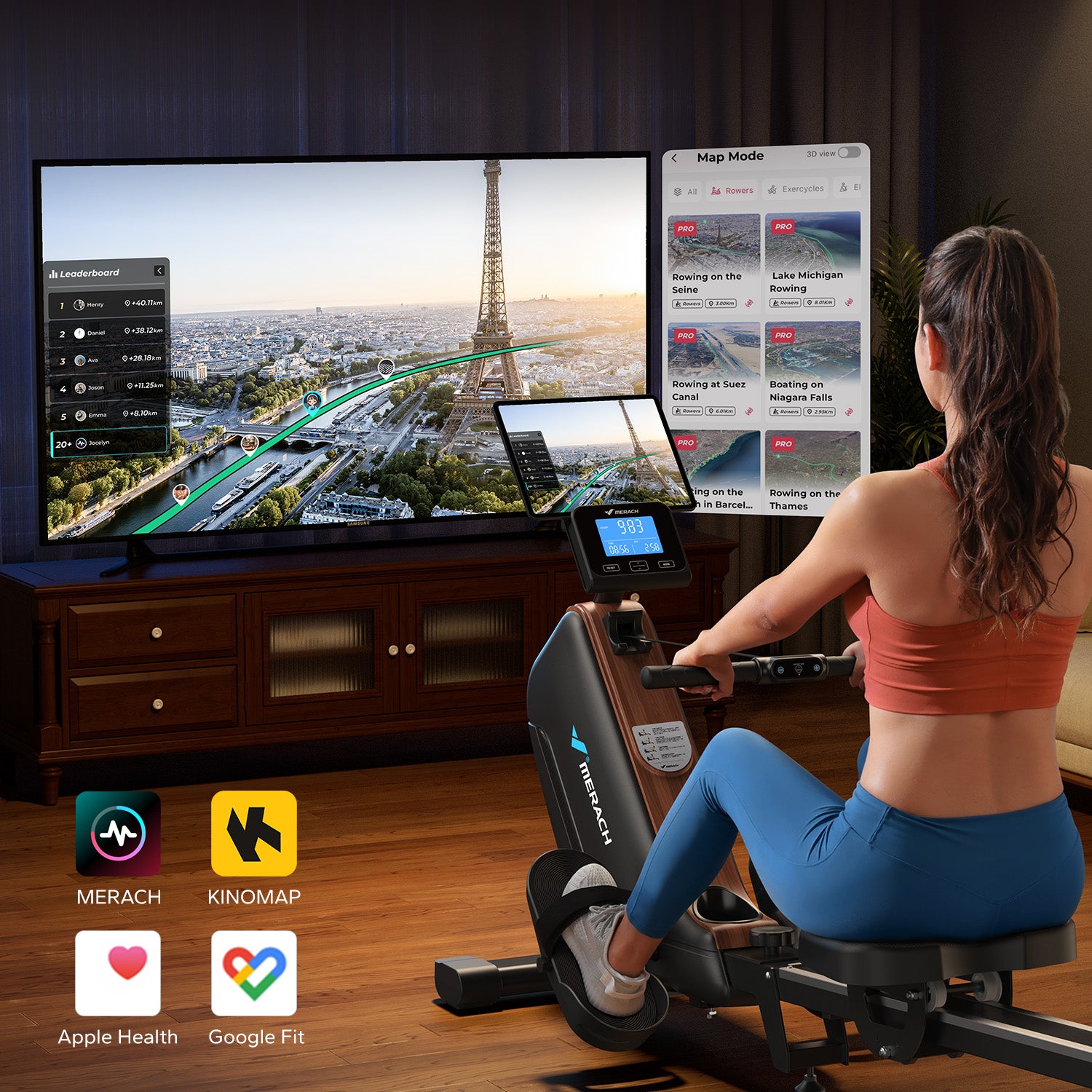 Merach Magnetic Rowing Machine R15 Pro