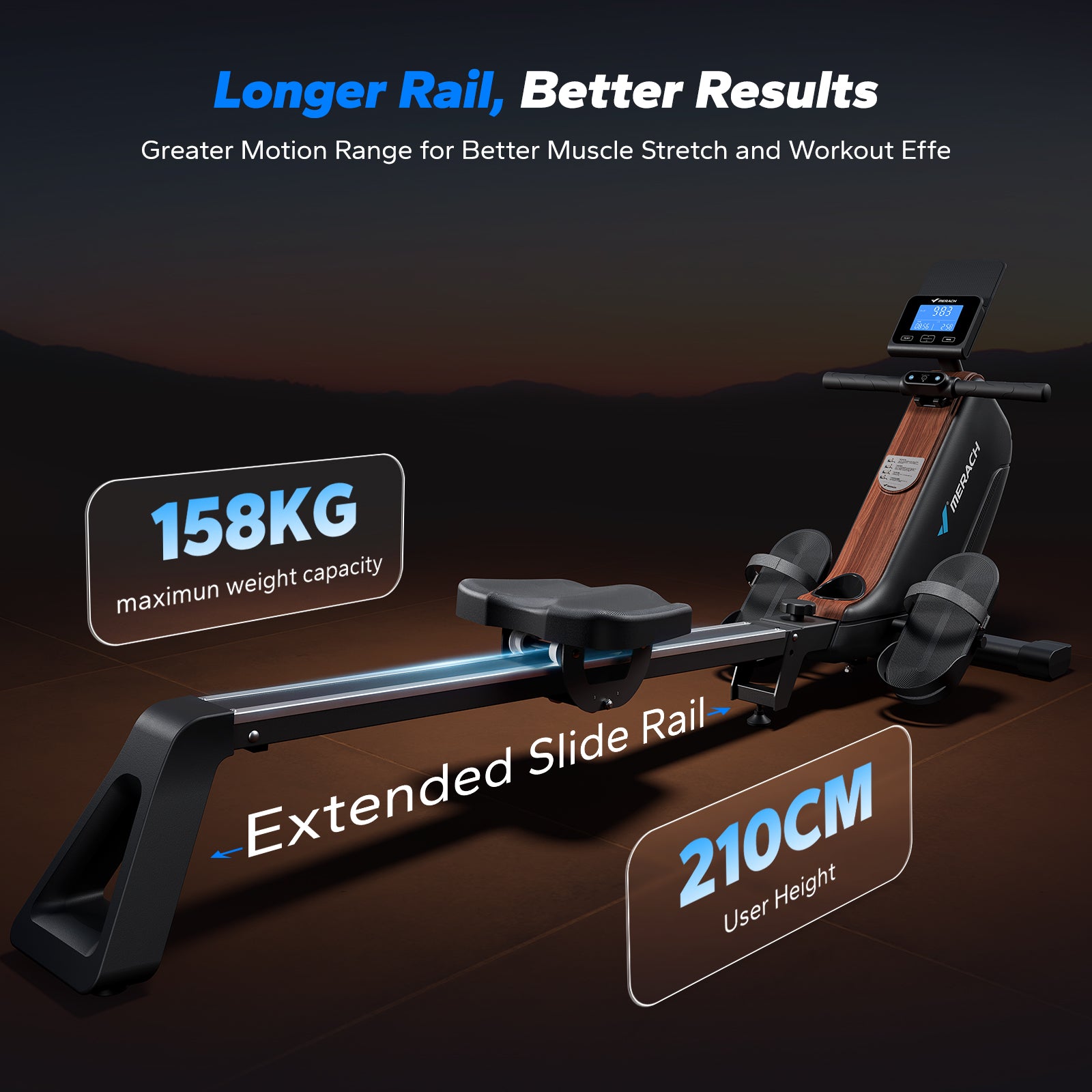 Merach Magnetic Rowing Machine R15 Pro