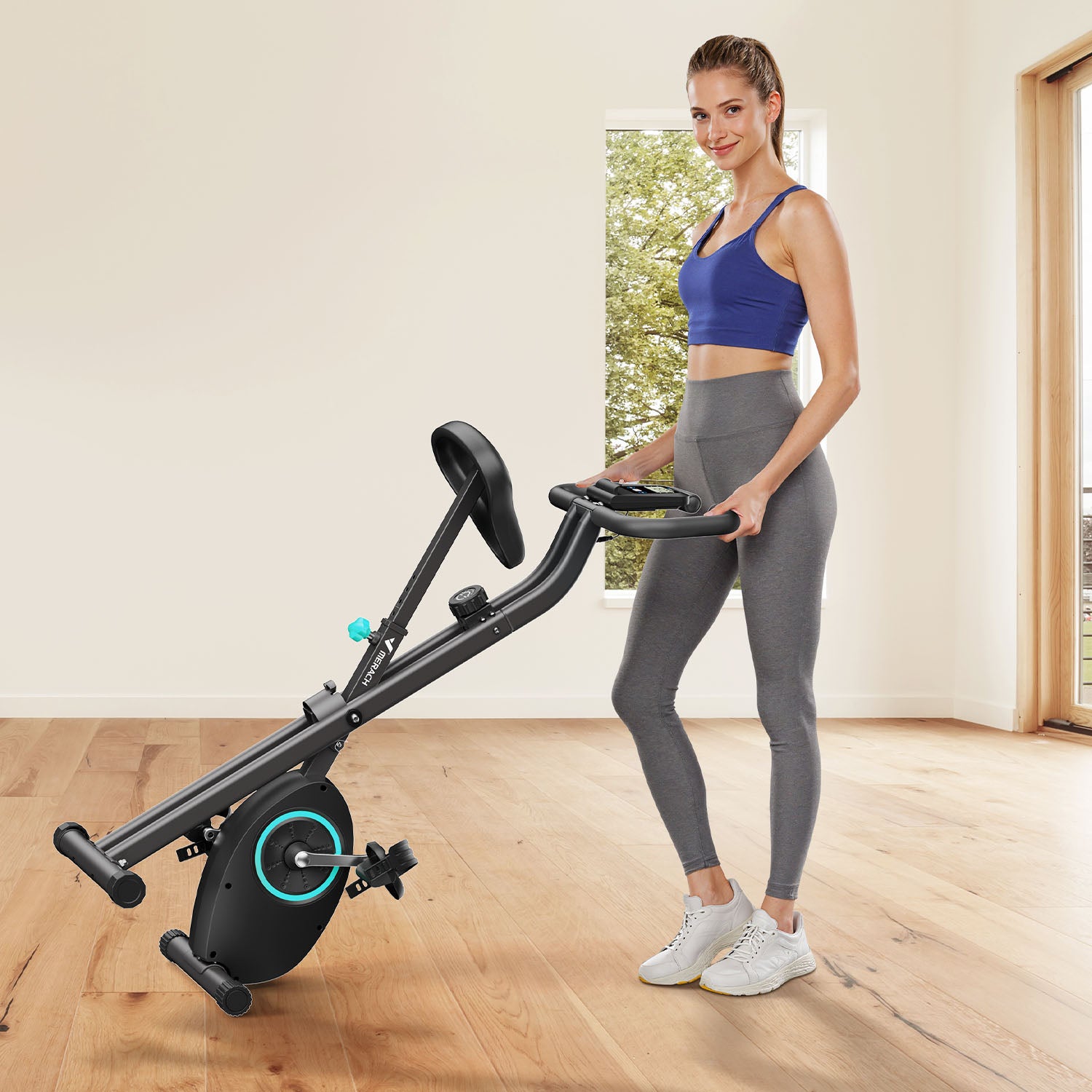 Merach S14L2 4-in-1 Heimtrainer Fahrrad Klappbar