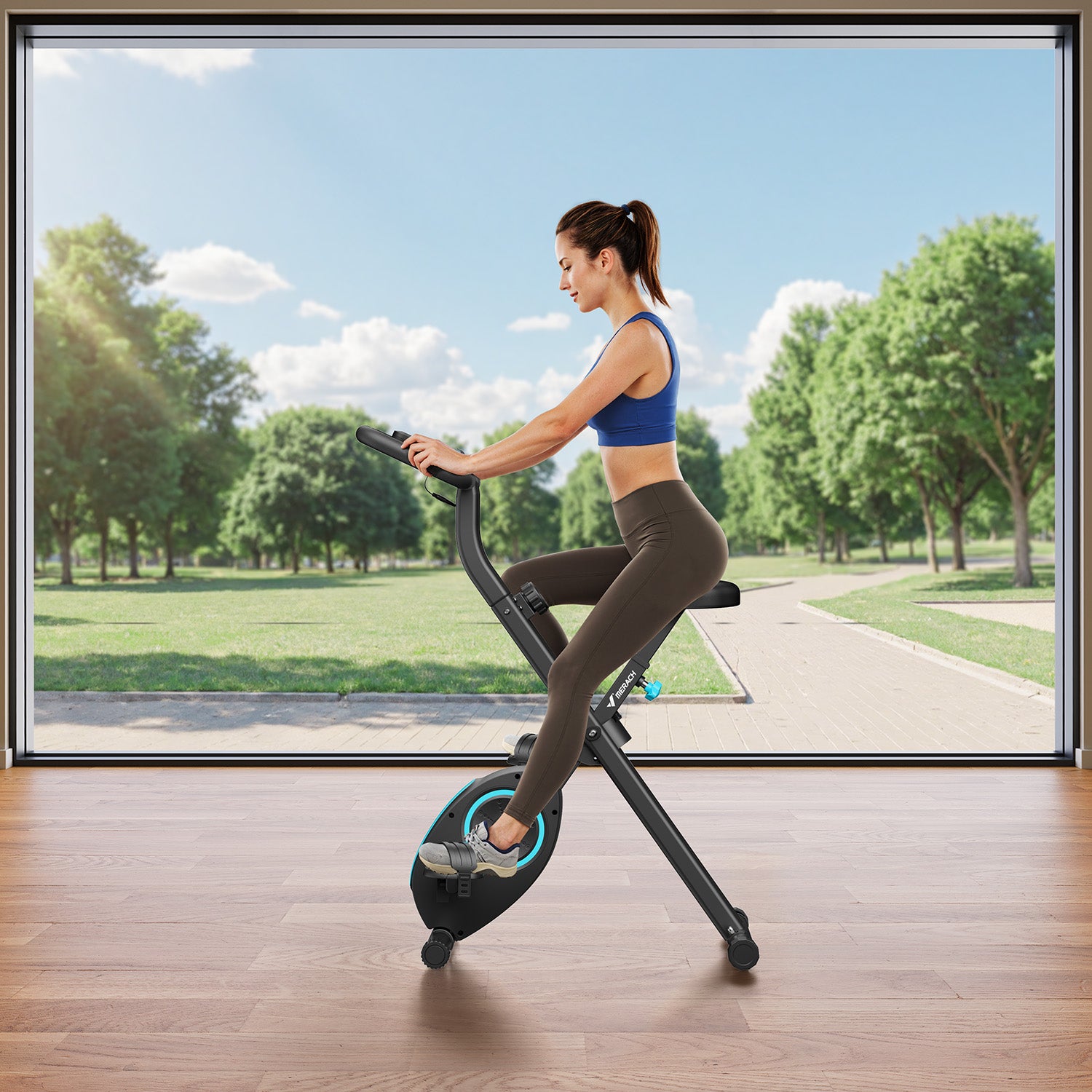 Merach S14L2 4-in-1 Heimtrainer Fahrrad Klappbar