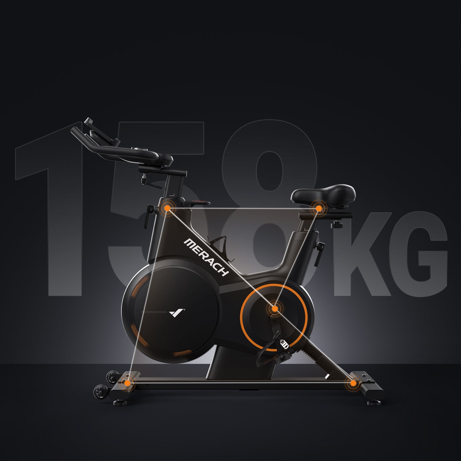 Merach S28B1 Heimtrainer mit ±6° Steigung