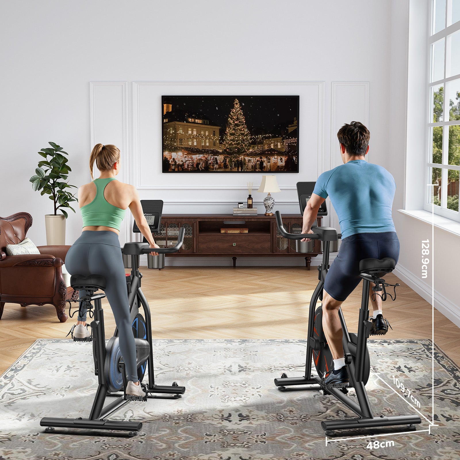 Merach S36L2 Heimtrainer Fahrrad Schwarz