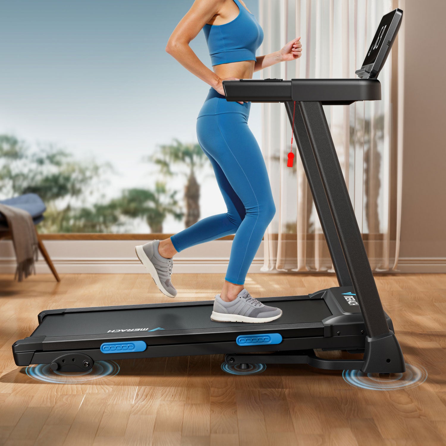 Merach T12B2 Laufband mit 15 % automatischer Steigung