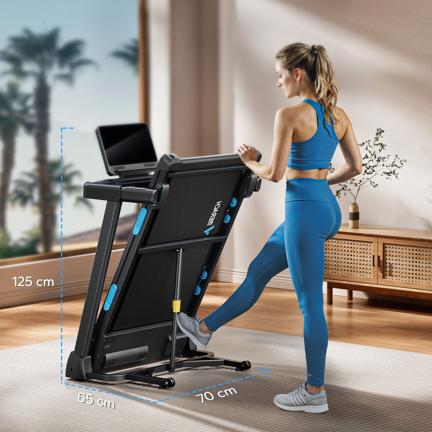 Merach T12B2 Laufband mit 15 % automatischer Steigung