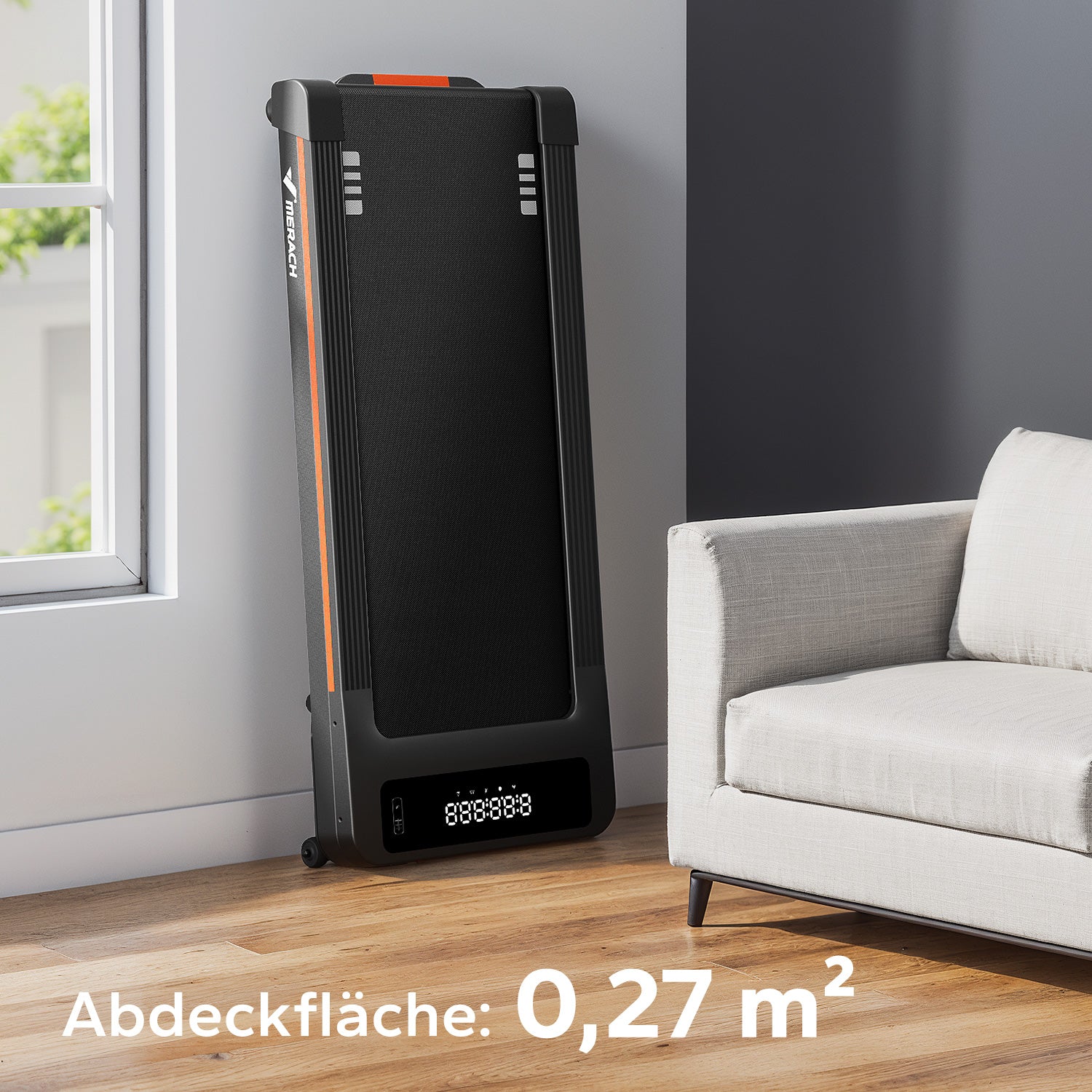 Merach W50 Walking Pad mit 12 % automatischer Steigung