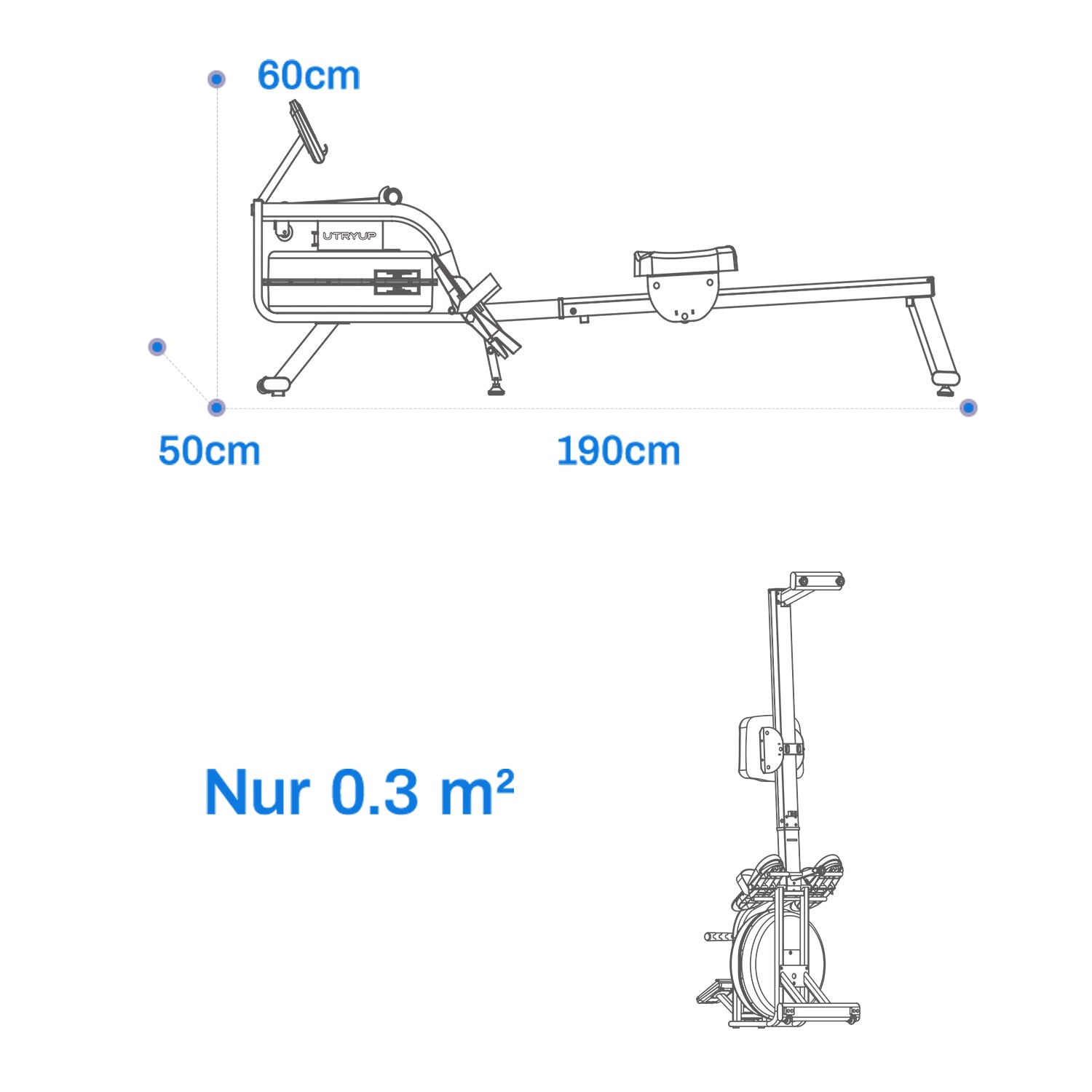 Merach Water Rowing Machine R10