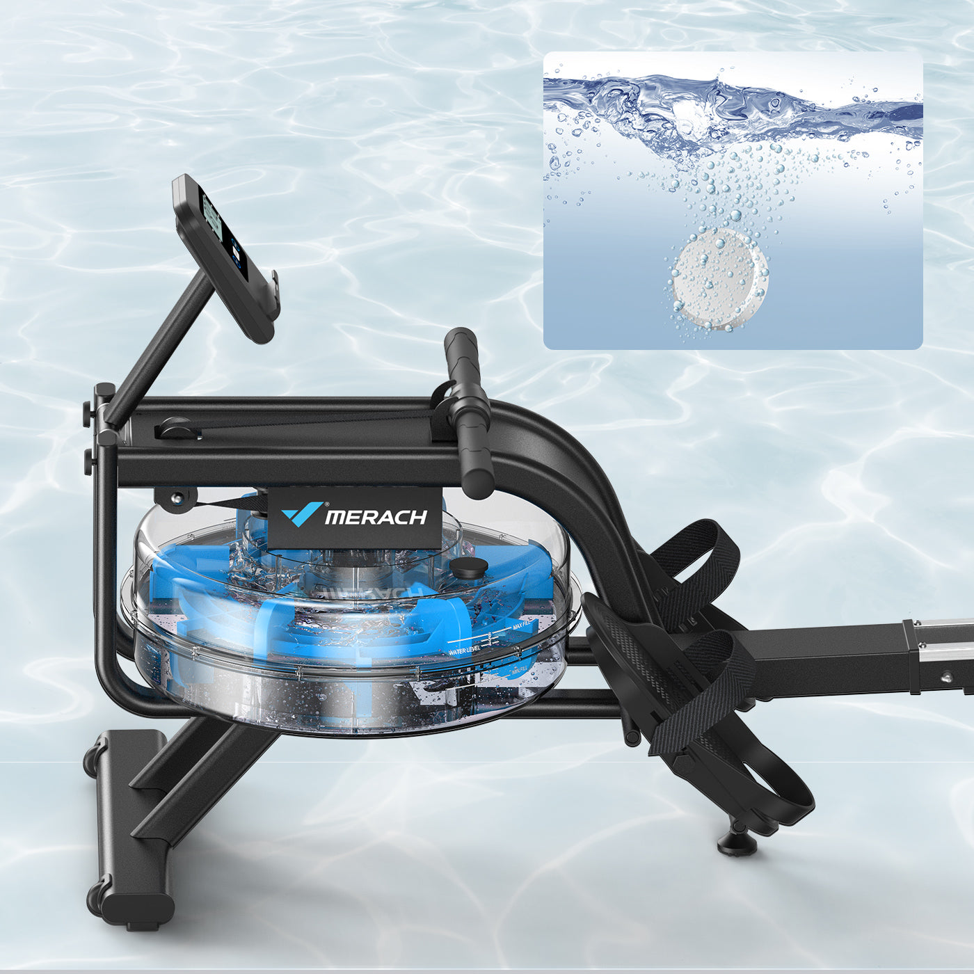 Merach Water Rowing Machine R10