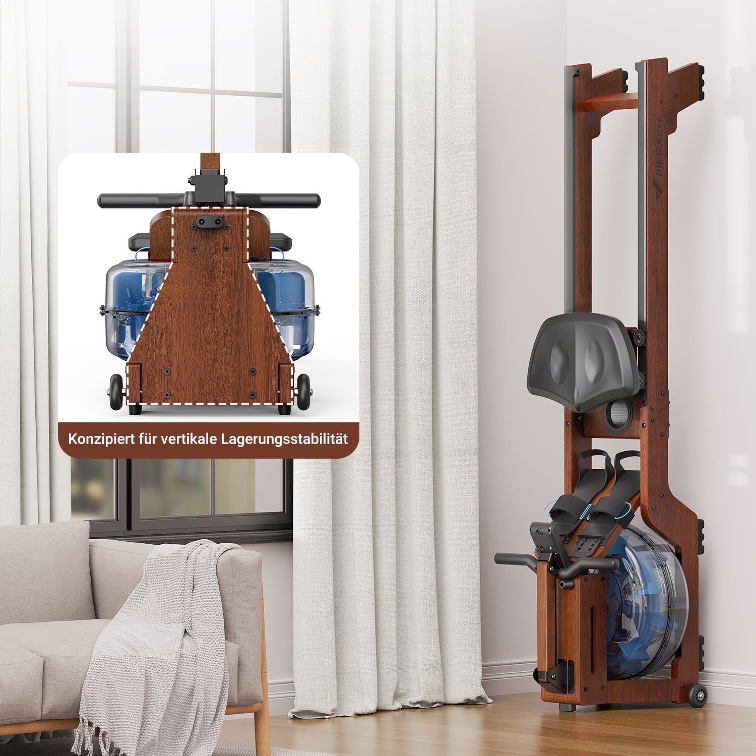 Merach R14 Wasser Rudergerät