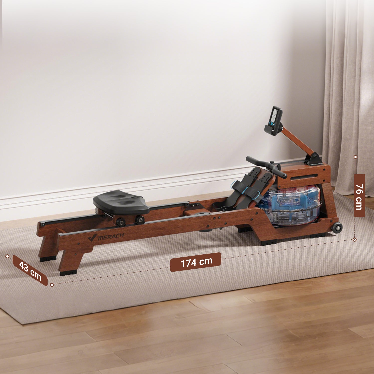 Merach R14 Wasser Rudergerät