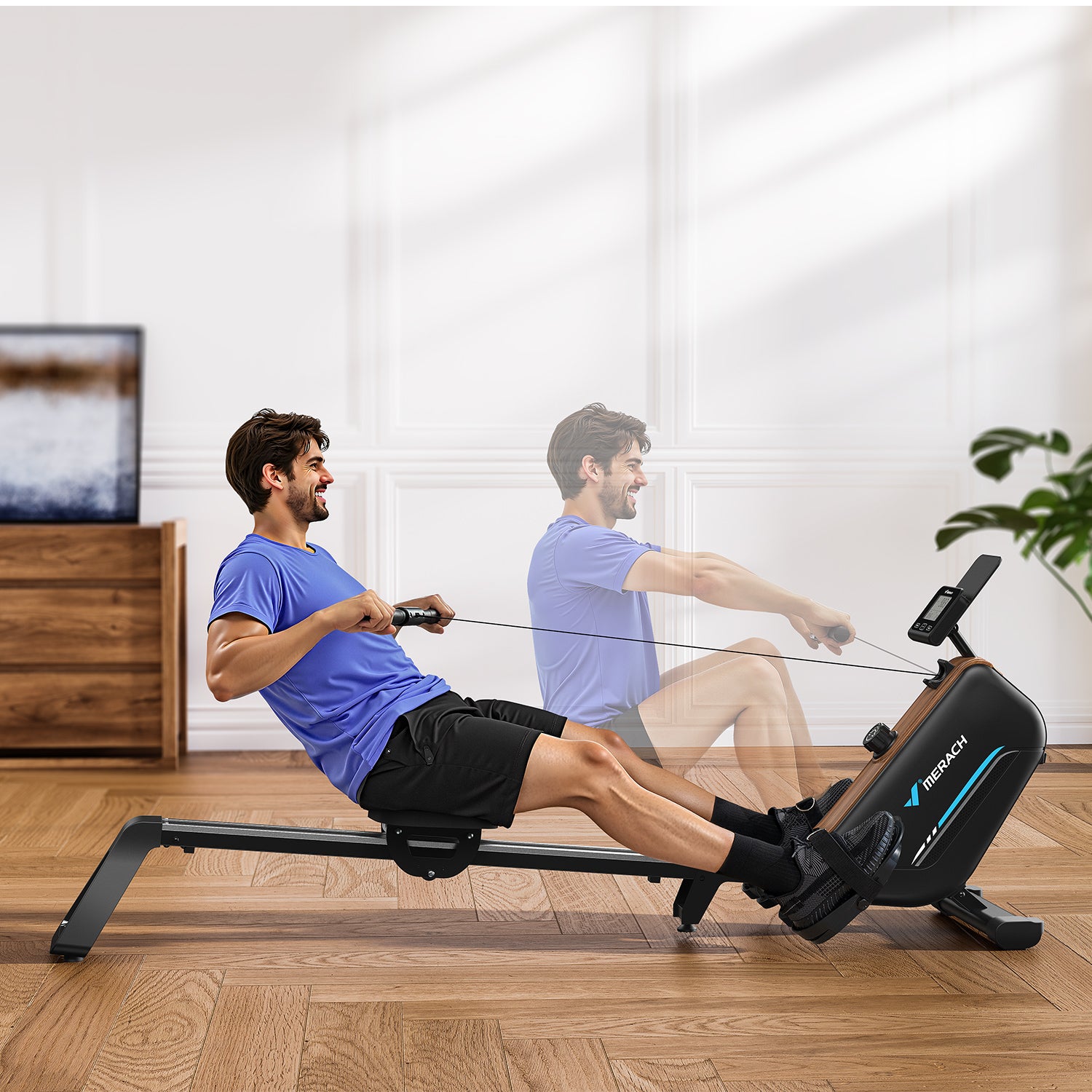 Merach Magnetic Rowing Machine R15