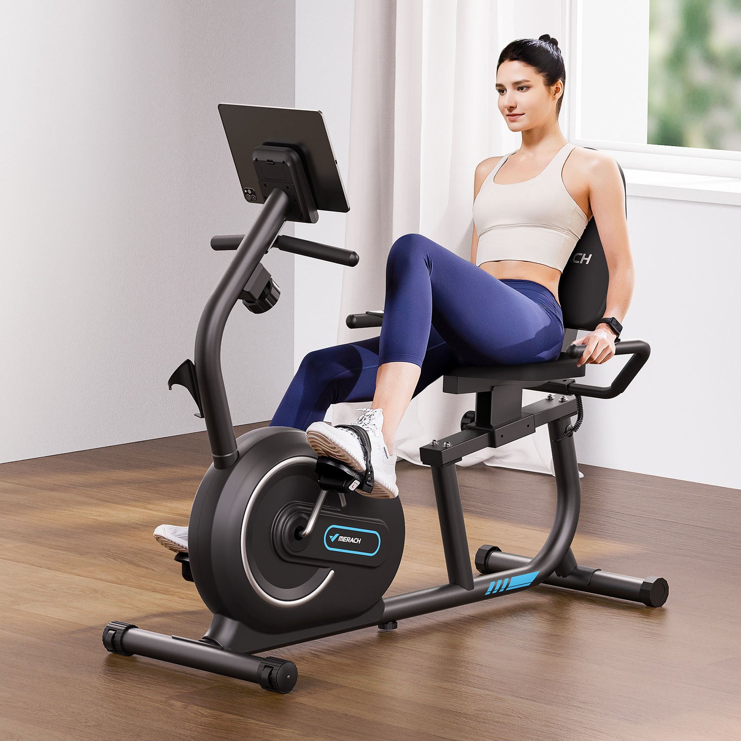 Merach S08B1 Liegeergometer Heimtrainer