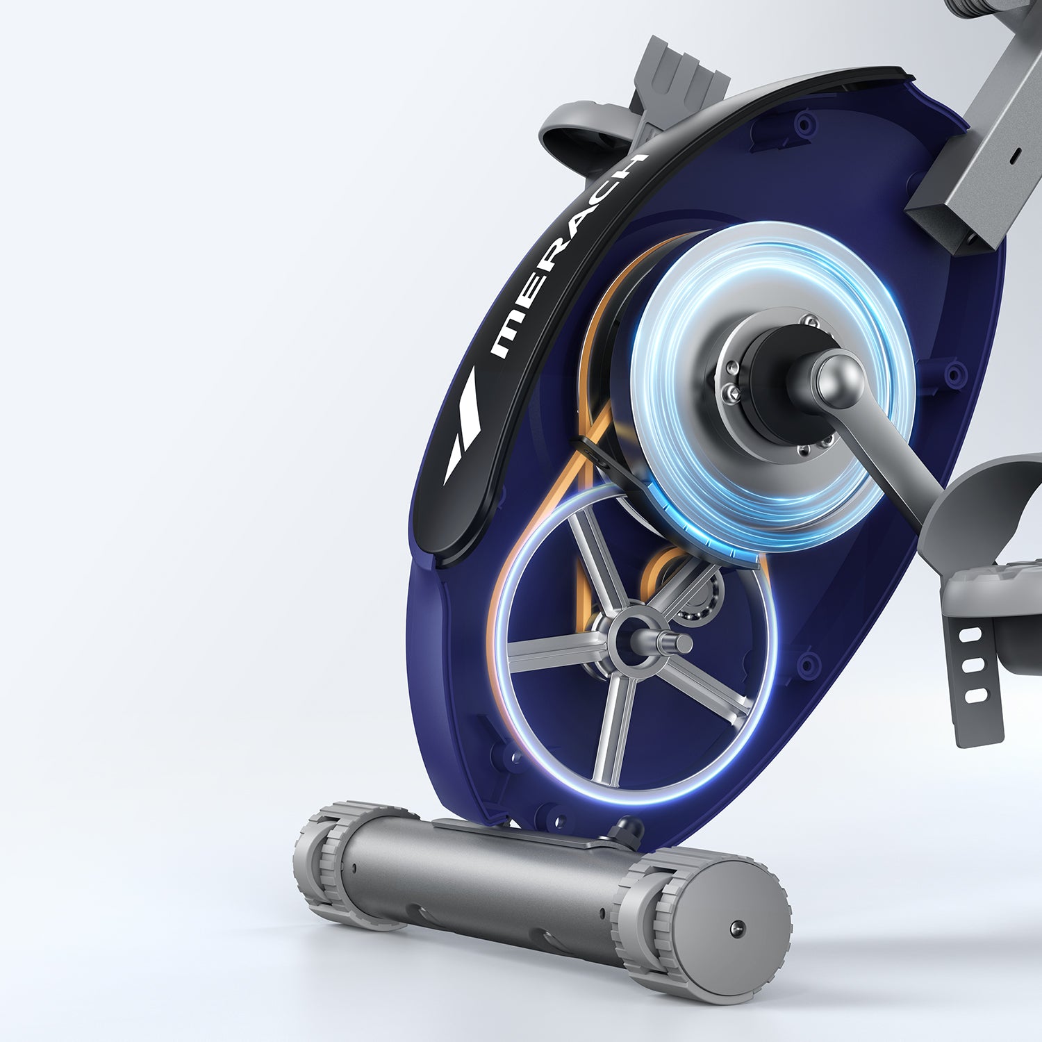 Merach S15H1 4-in-1 Heimtrainer Fahrrad Silber