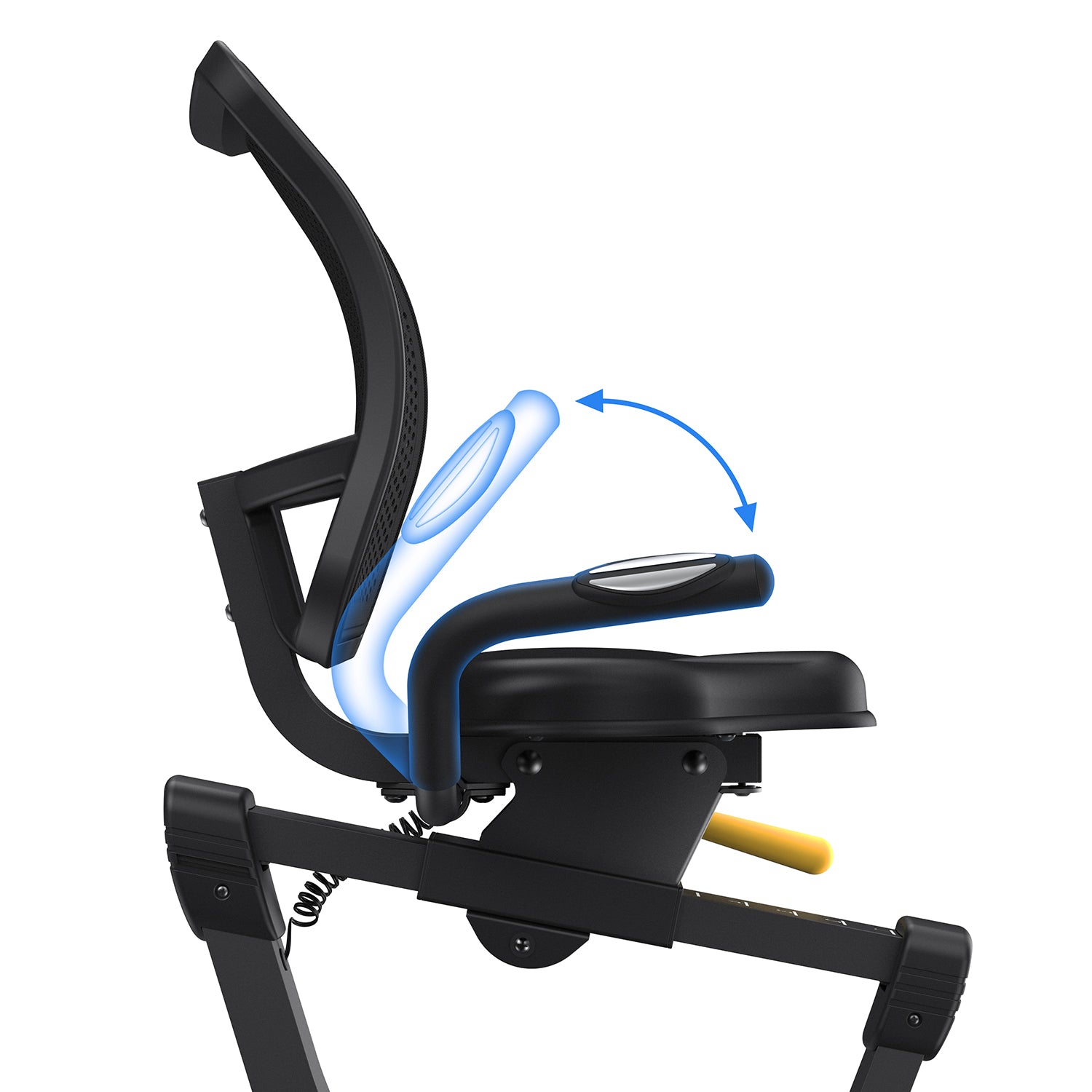 Merach recumbent ergometer exercise bike S19B1