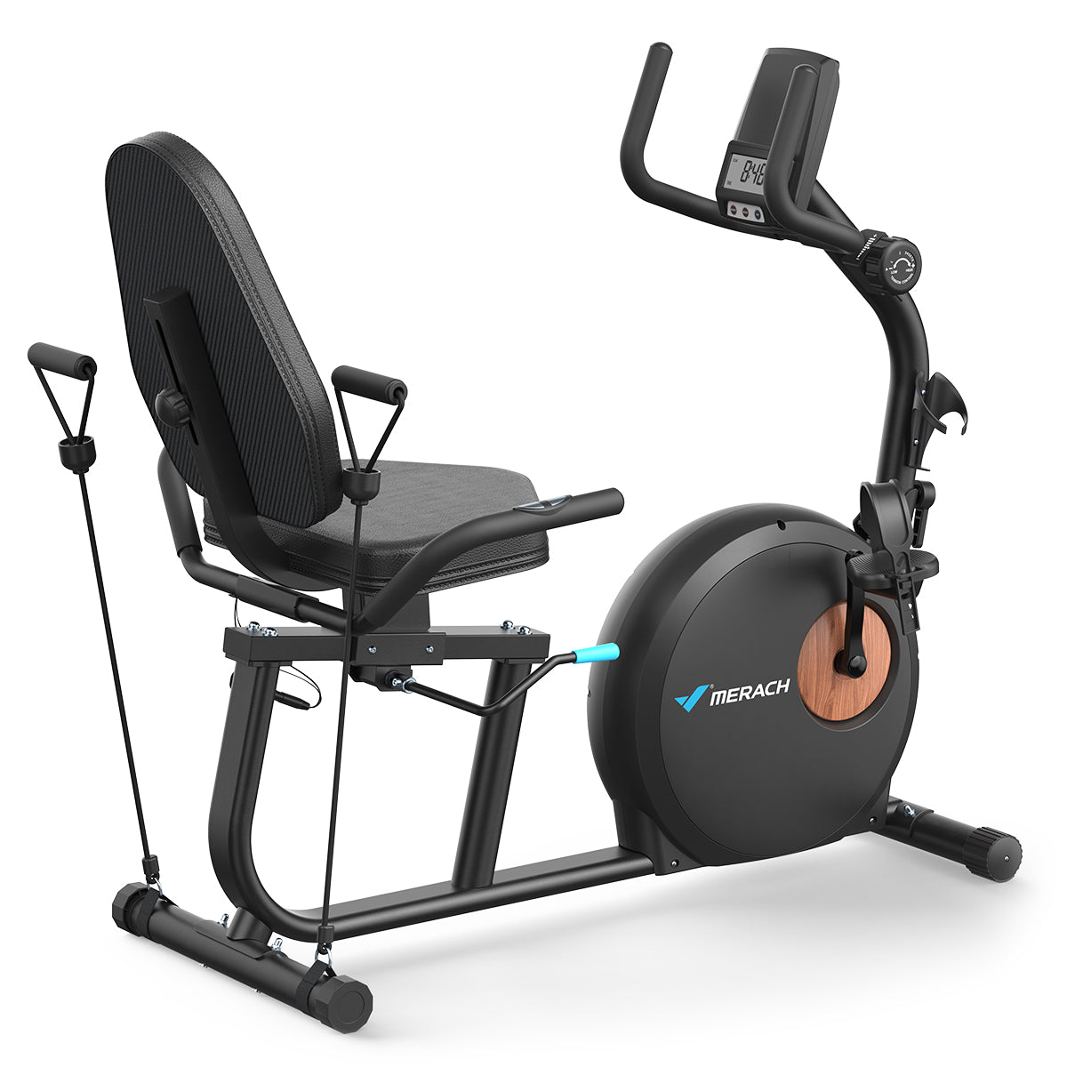 heimtrainer pedale verstellbar Merach S23B1 Liegeergometer Heimtrainer
