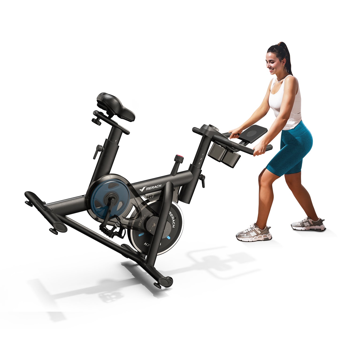 Merach Exercise Bike Black S26B1