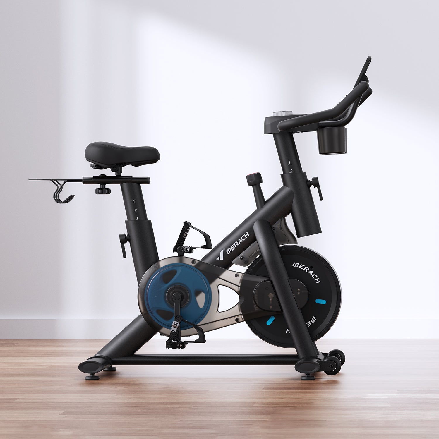 Merach S26B2 Heimtrainer Fahrrad Schwarz