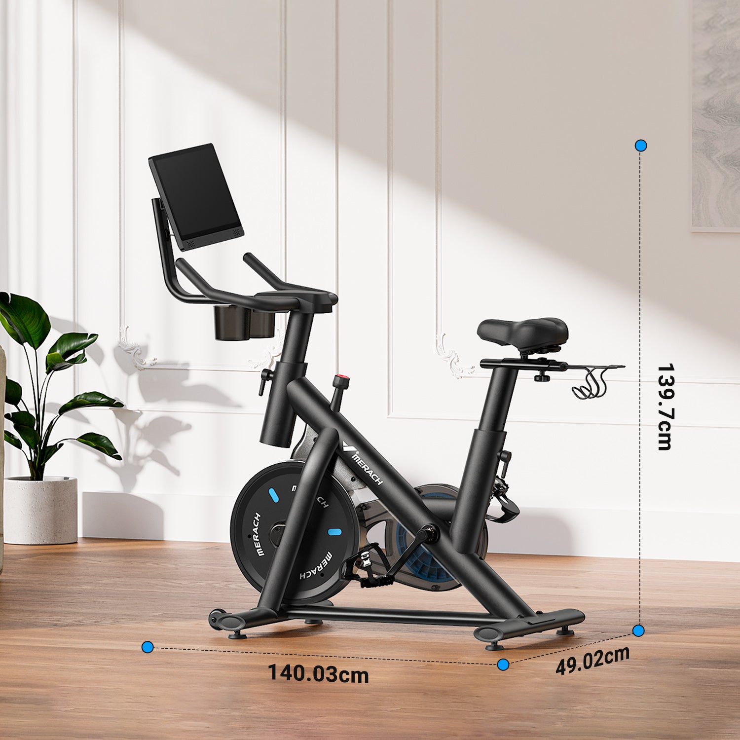 Merach S26B4 Heimtrainer Fahrrad mit HD-Bildschirm