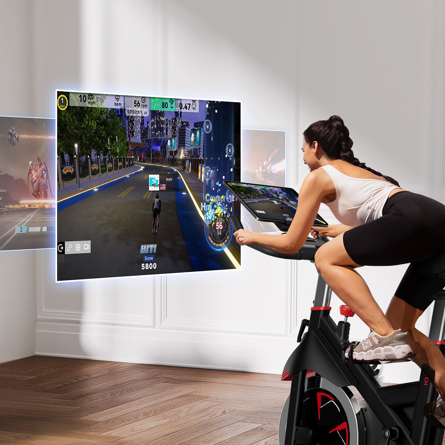 Merach Exercise Bike with Magnetic Resistance S38B2