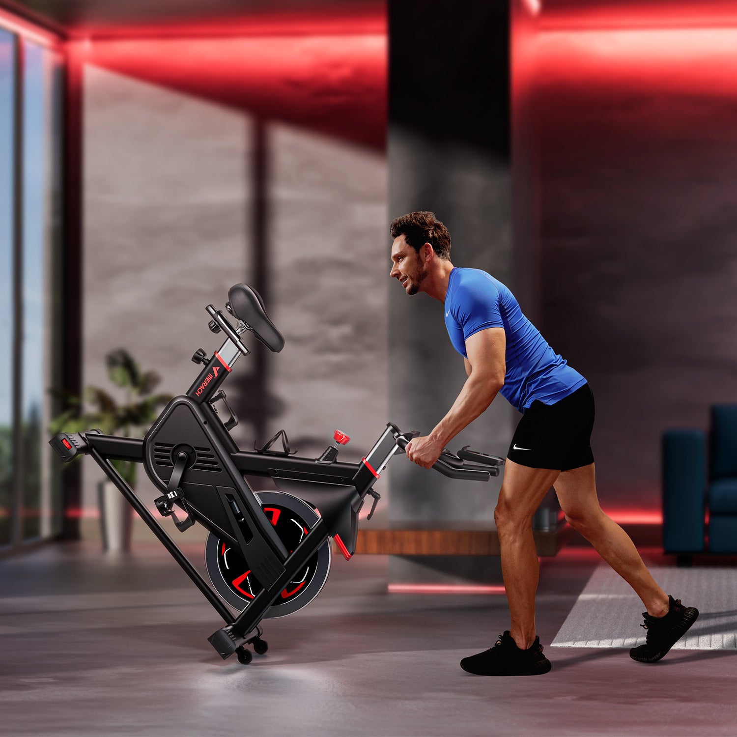 Merach Exercise Bike with Magnetic Resistance S38B2