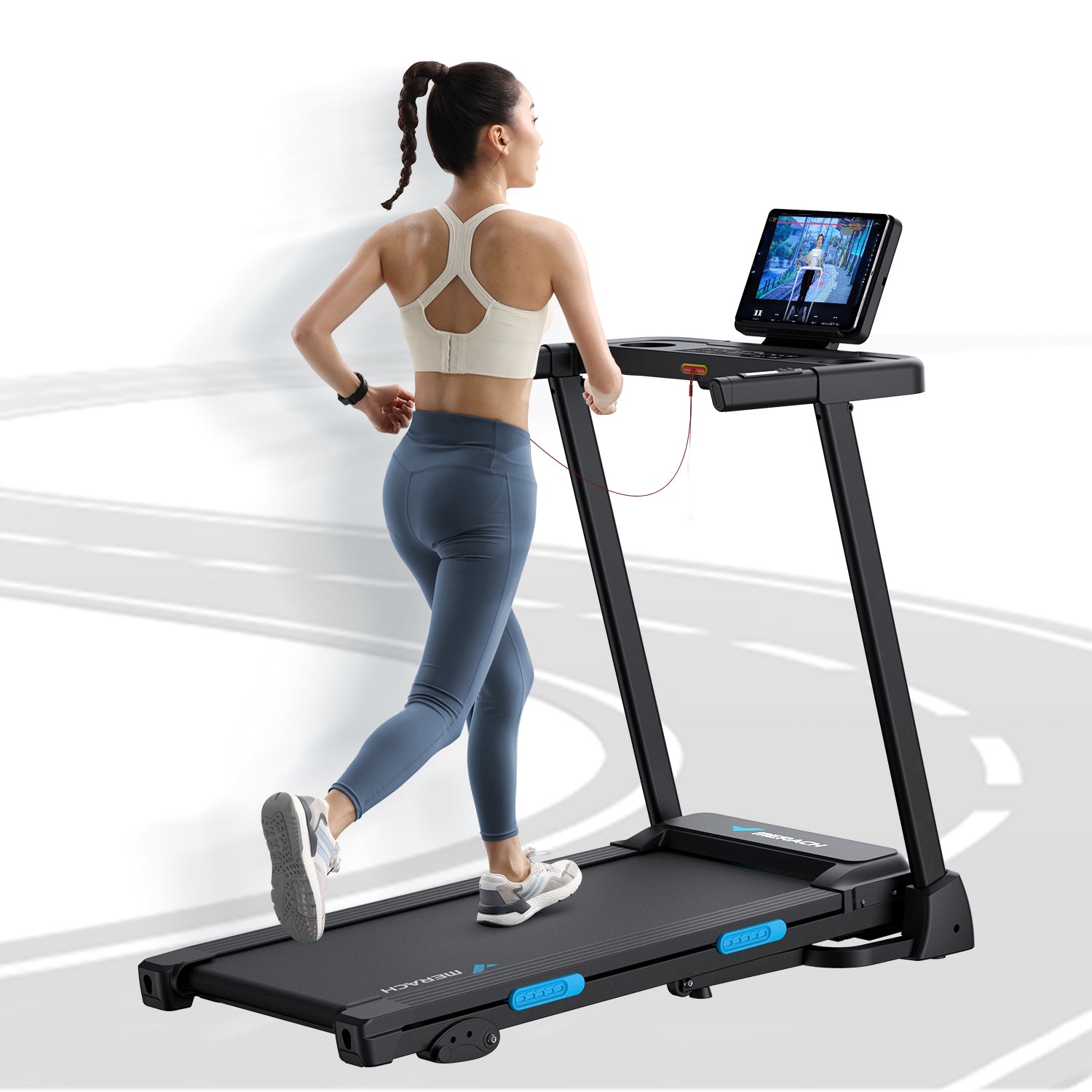 Merach T12B1 Laufband Klappbar mit Neigung