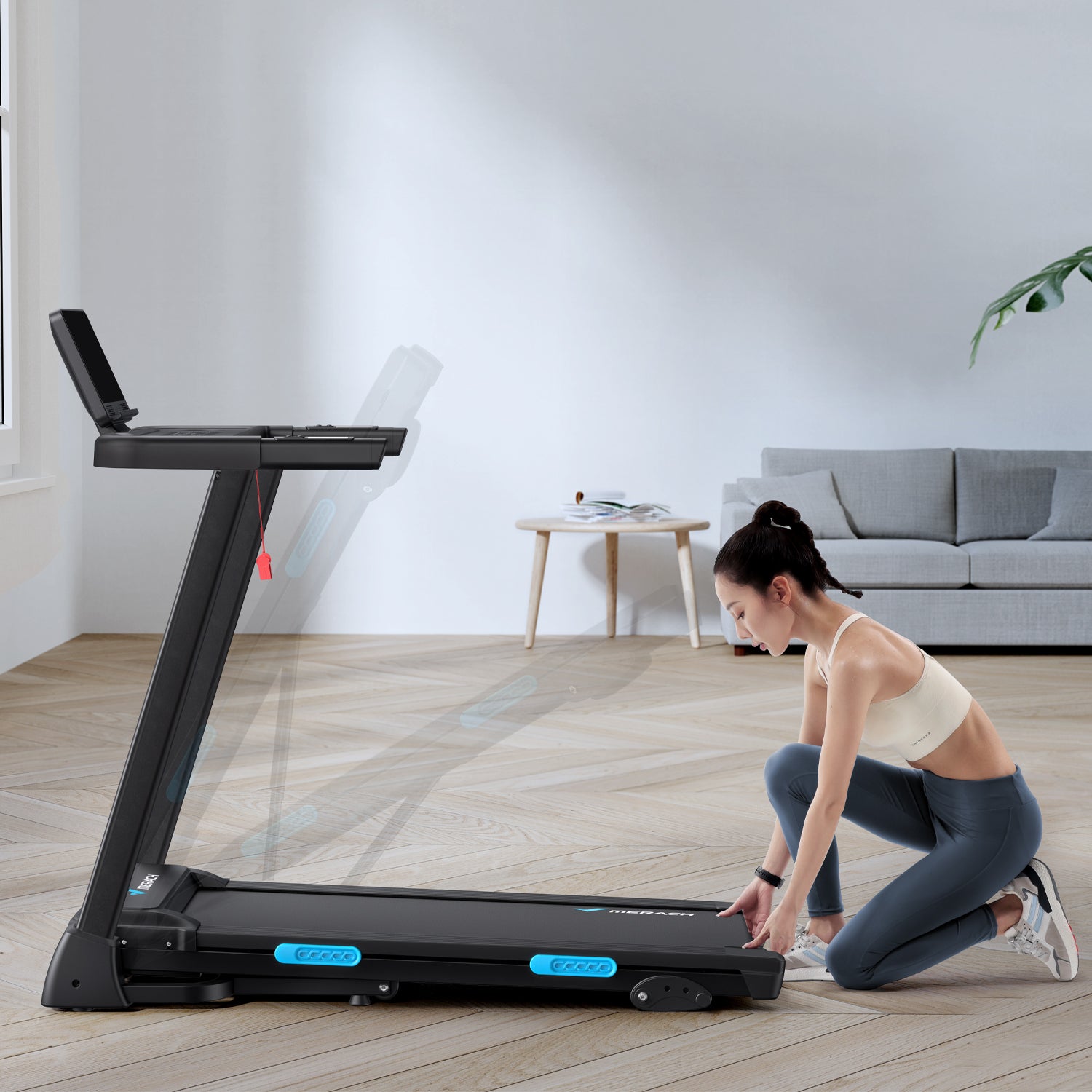 Merach T12B1 Laufband Klappbar mit Neigung