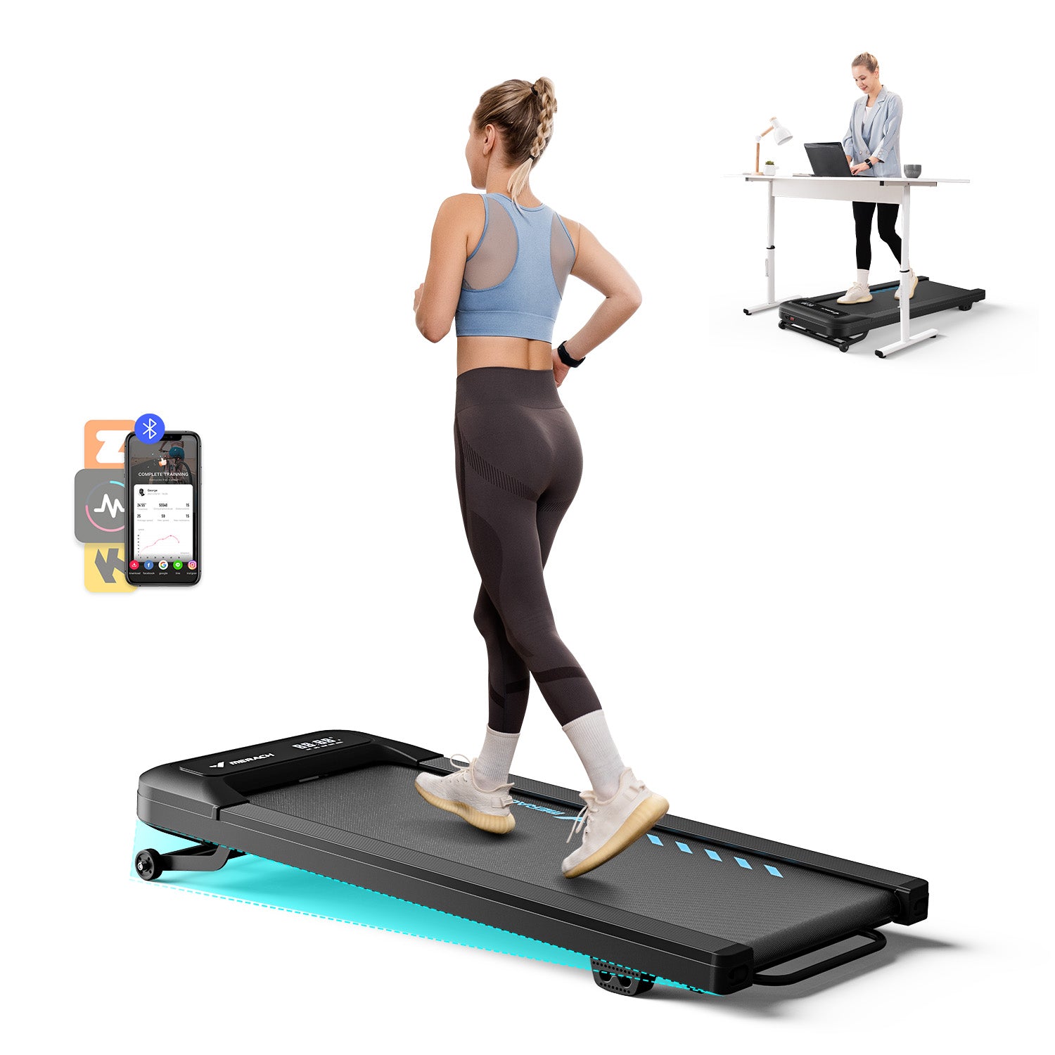 Merach T14B1 Laufband mit 9 % automatischer Steigung