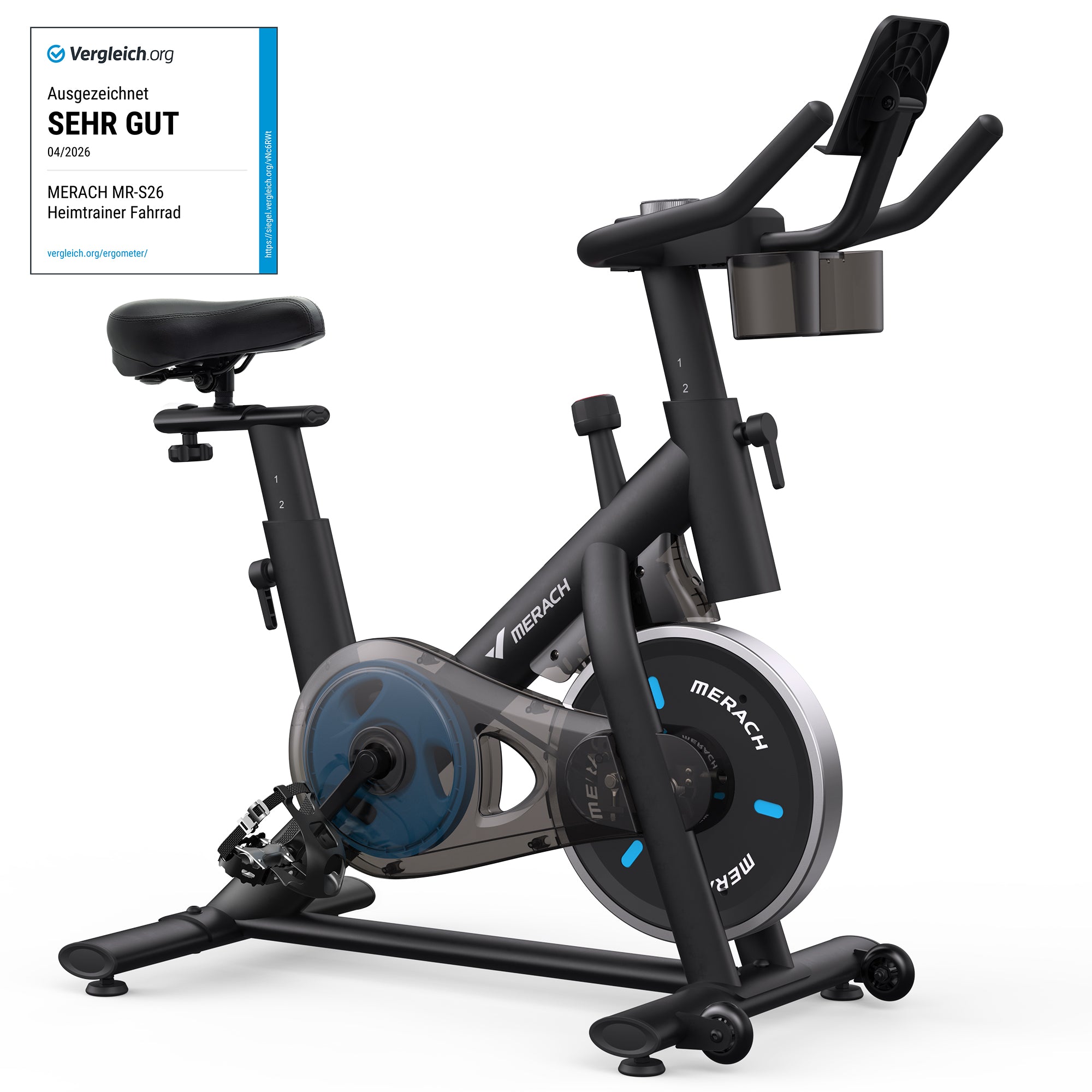 Merach Exercise Bike with Magnetic Resistance S26B2