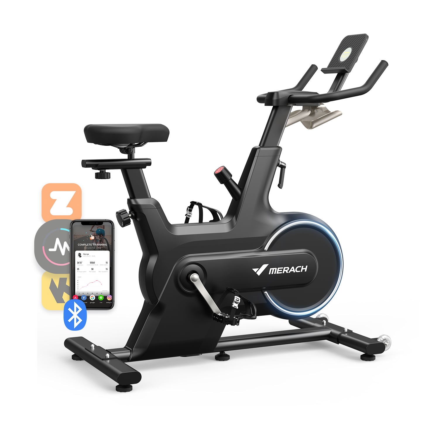 Merach 667B5 Heimtrainer Fahrrad mit Magnetischem Widerstand