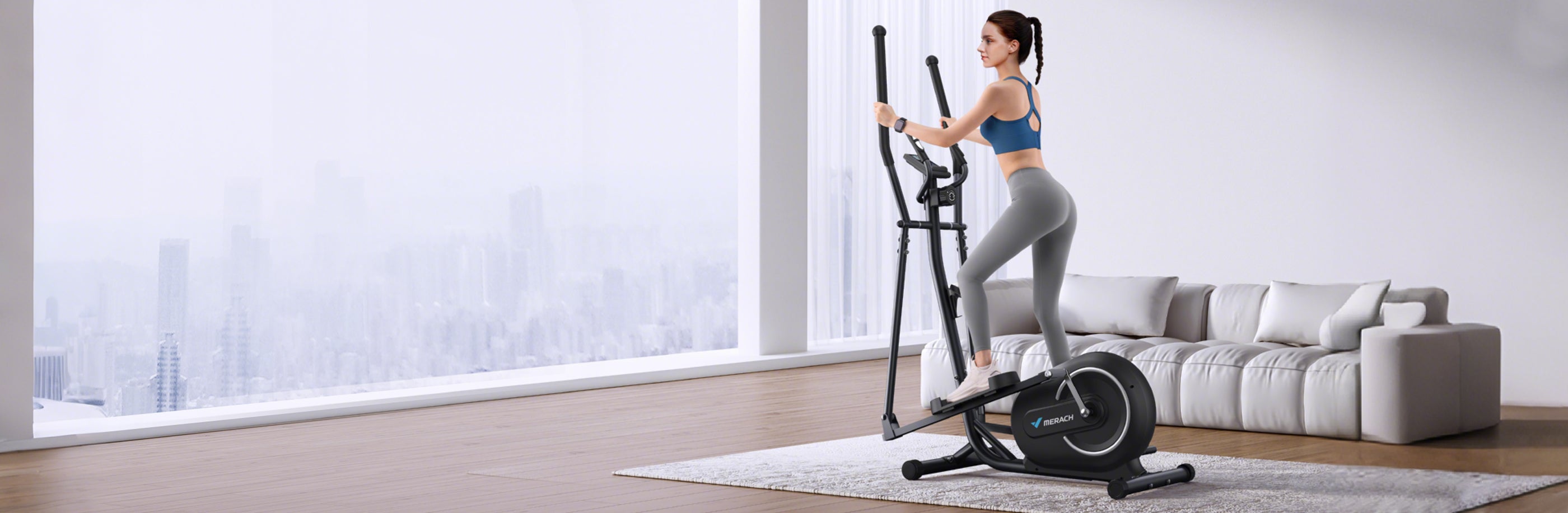 Merach ultra-quiet cross trainer E07B3