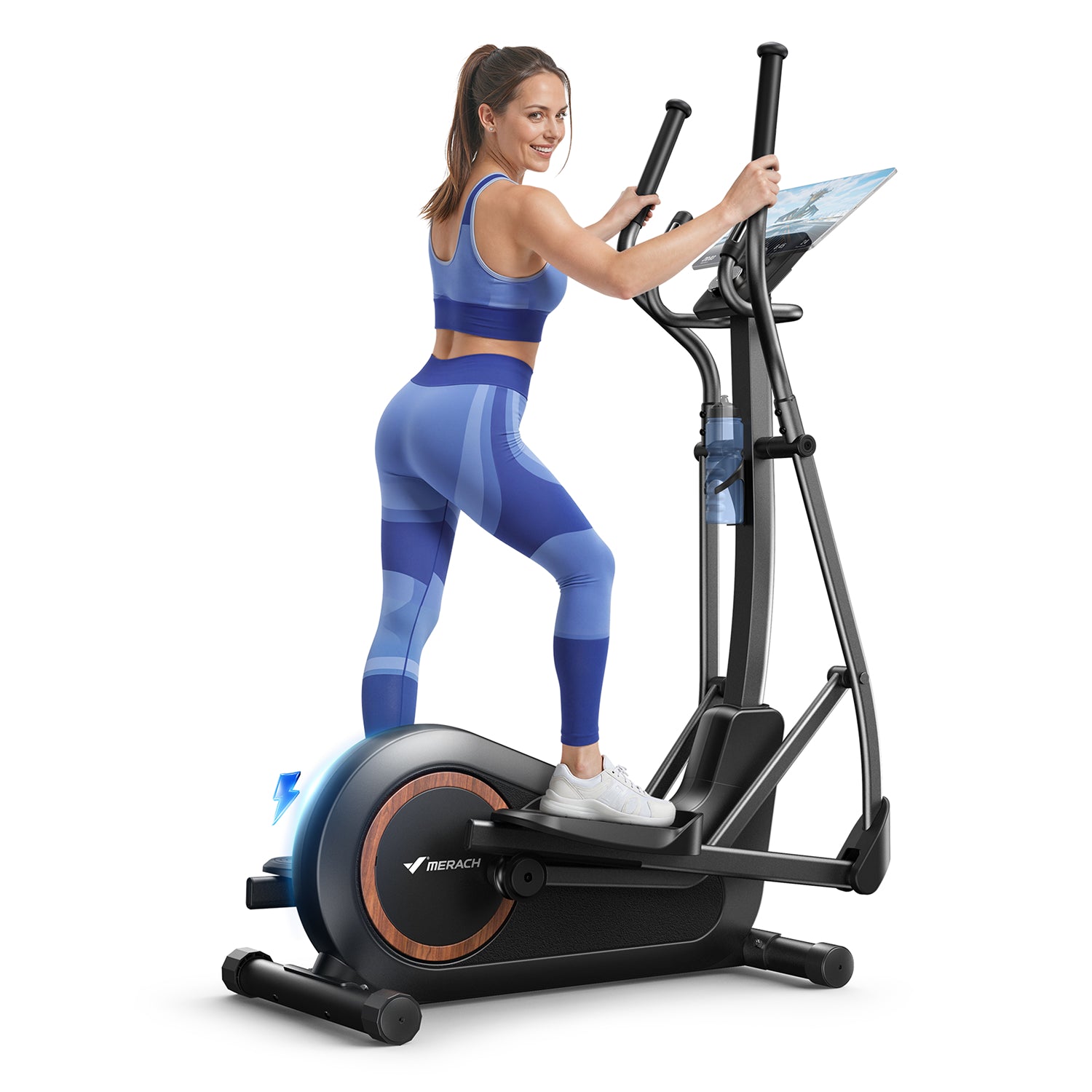 Merach  E33B3 Crosstrainer für Zuhause mit 42 cm Schrittlänge