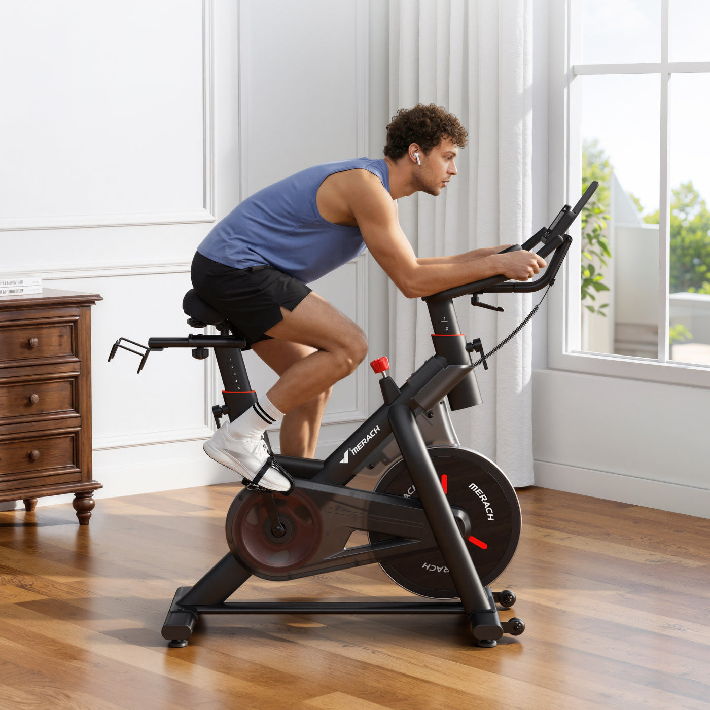 Merach S29R2 Heimtrainer mit automatischem Widerstand und Selbstantrieb