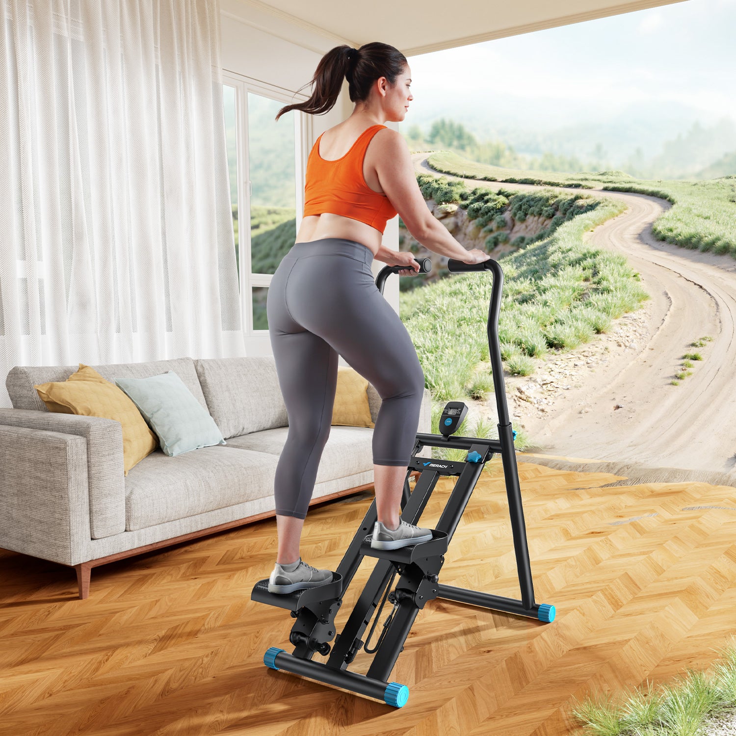 Merach 2448B1 Vertikaler Klettertrainer für Zuhause